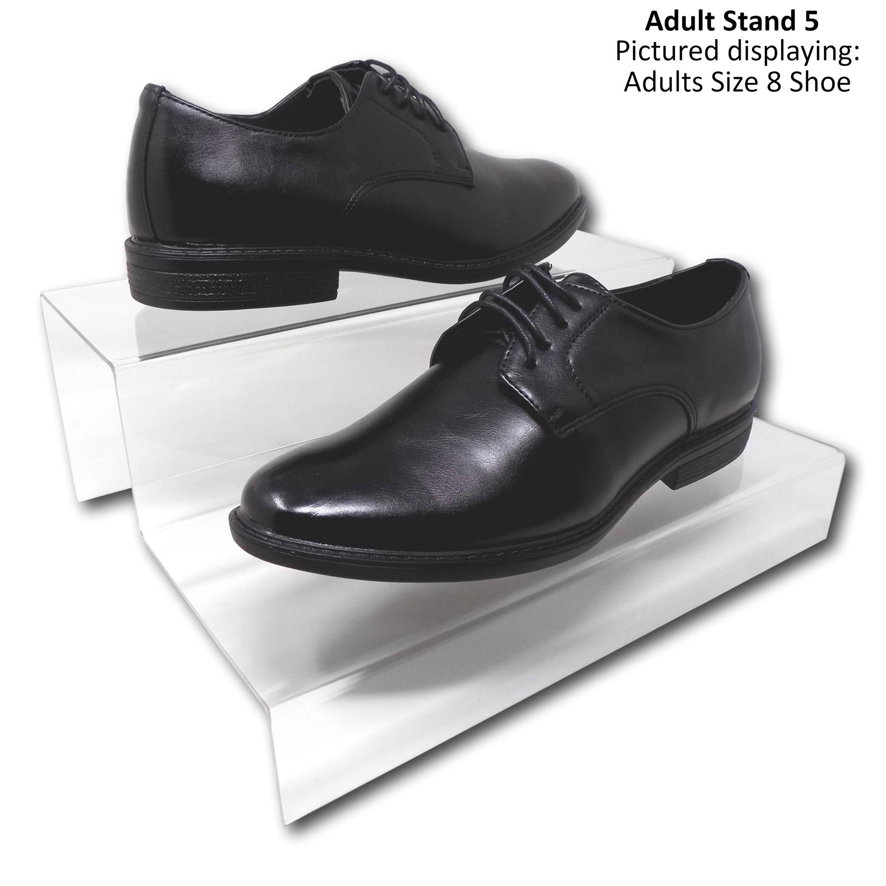 2 Tier Step Shoe Display Stand Risers - 10 Sizes Available - Picture 10 of 11