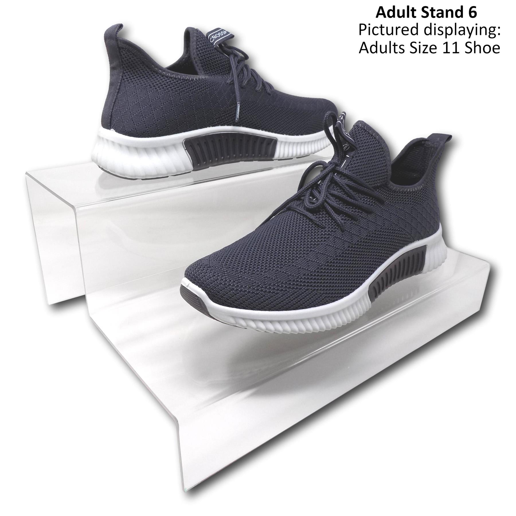 2 Tier Step Shoe Display Stand Risers - 10 Sizes Available - Picture 11 of 11