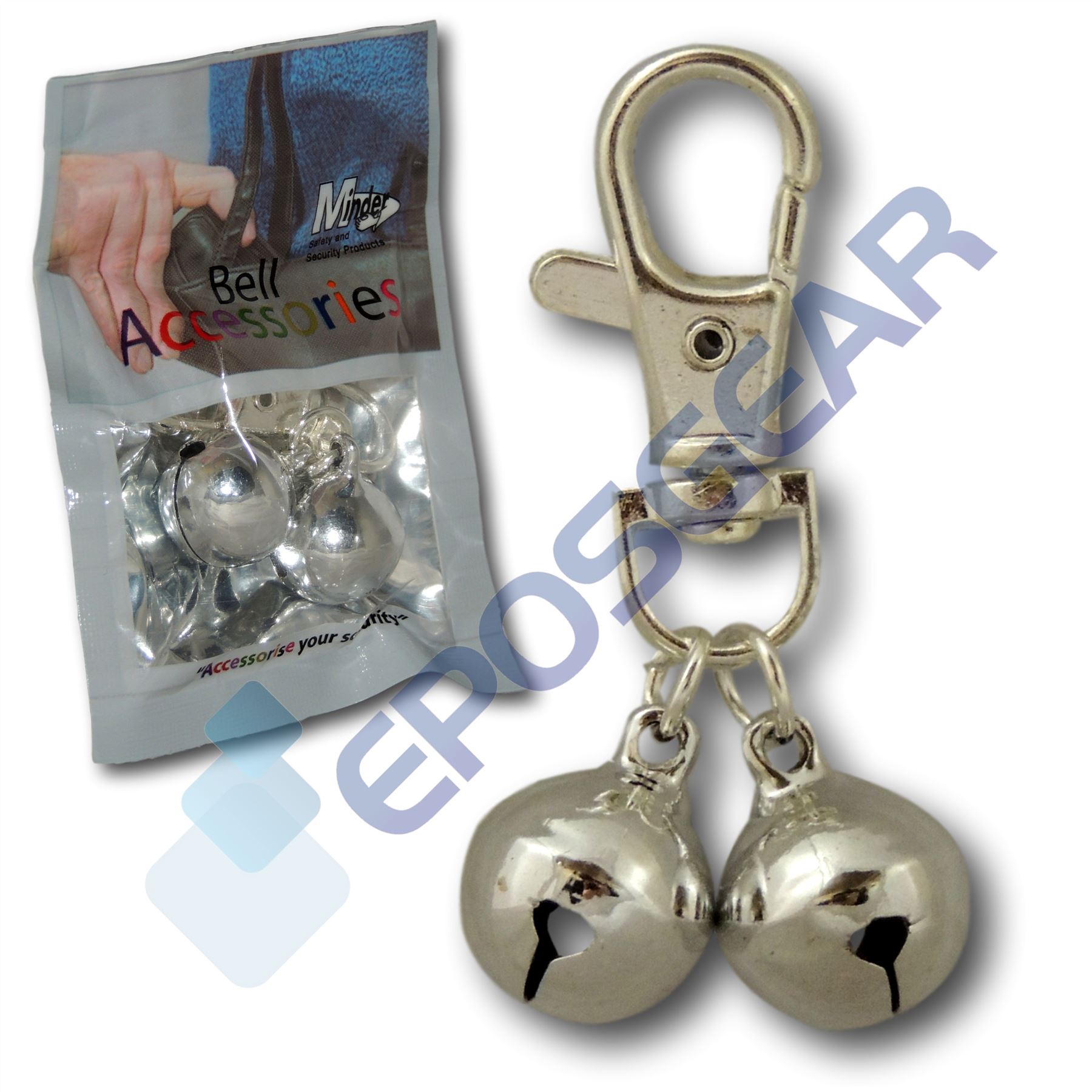 Minder Bell Accessories Handbag Purse Wallet Theft Security Bells