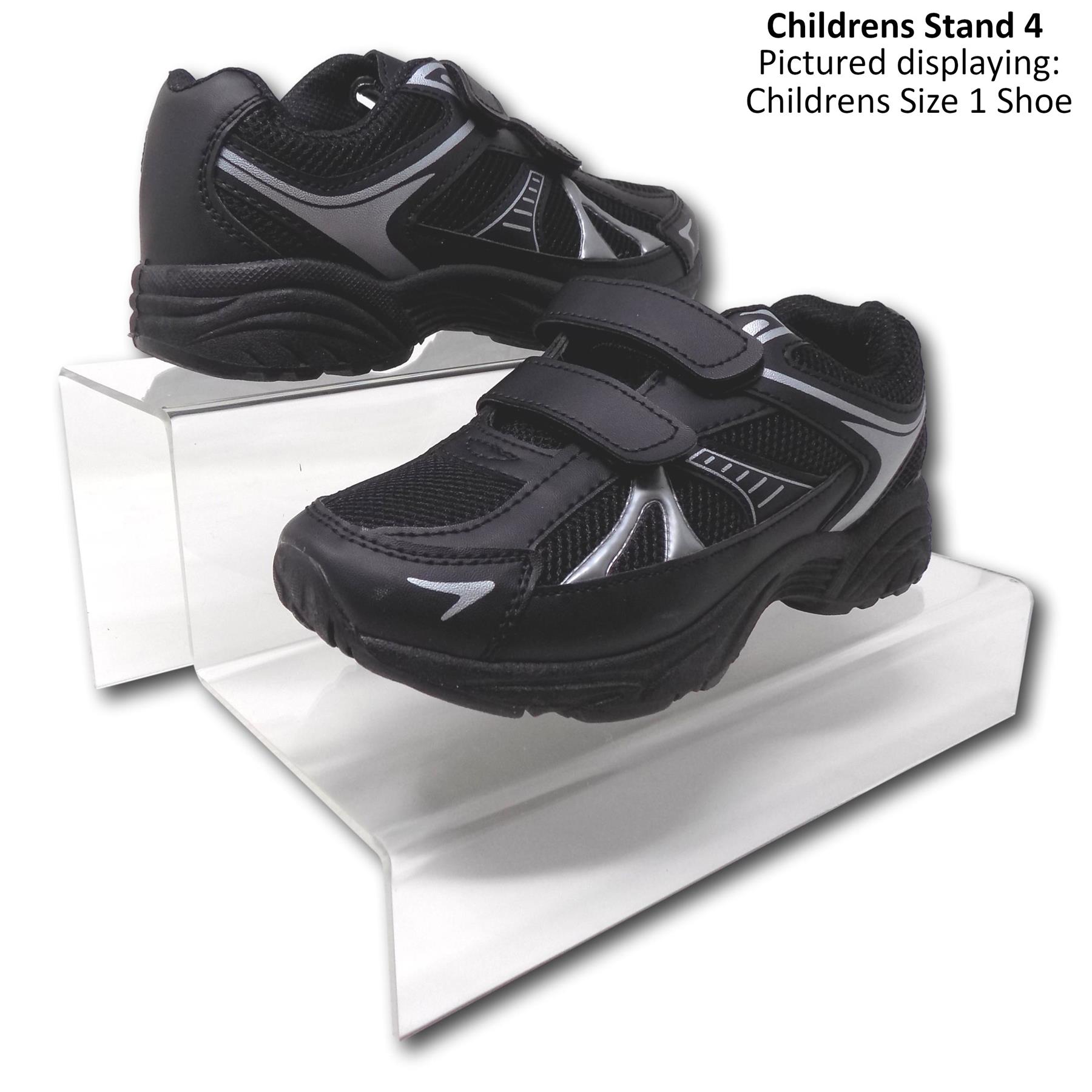 2 Tier Step Shoe Display Stand Risers - 10 Sizes Available - Picture 5 of 11