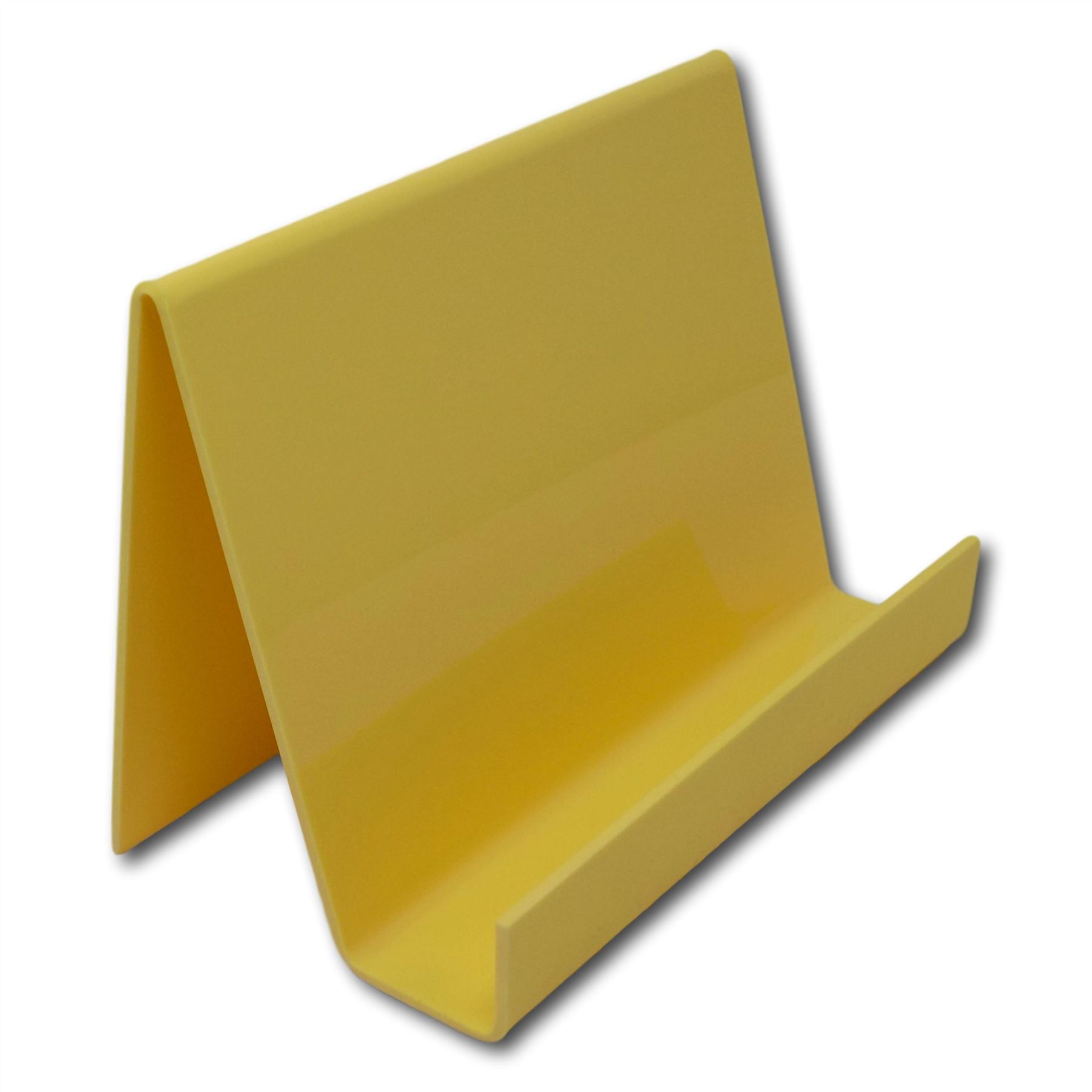 Pastel Coloured Plastic Acrylic Perspex Book Plate Retail Display Stand