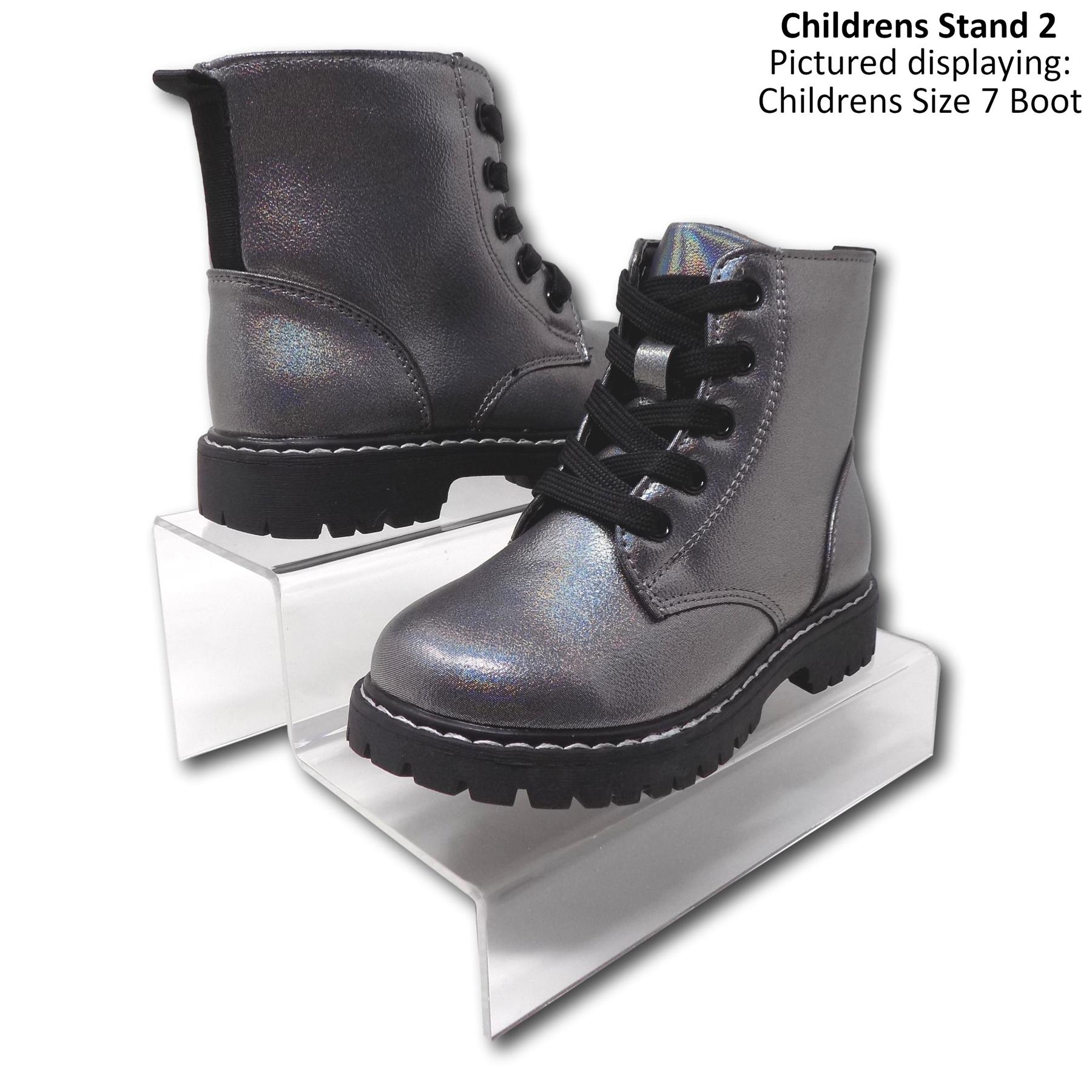2 Tier Step Shoe Display Stand Risers - 10 Sizes Available - Picture 3 of 11