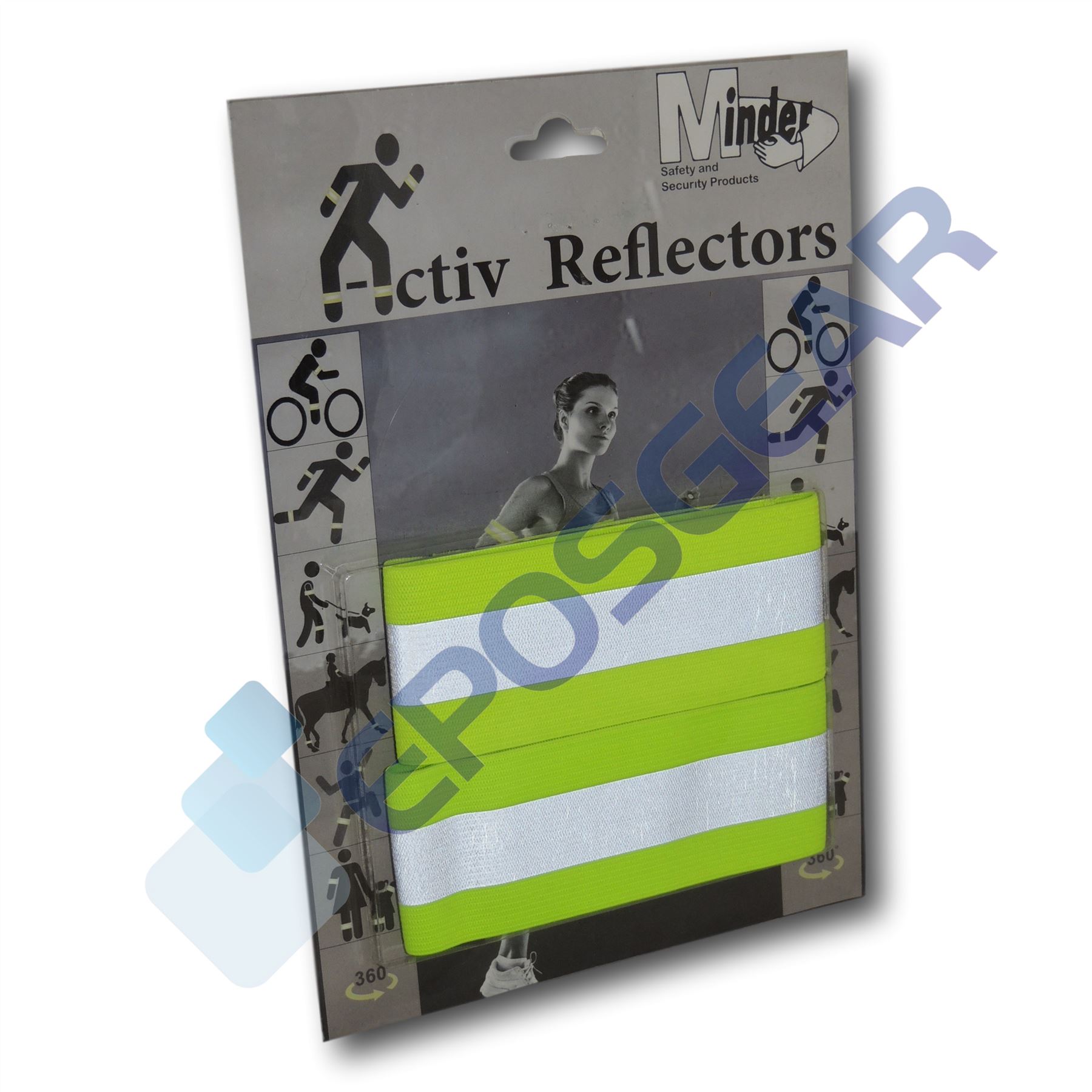 MINDER ACTIV REFLECTOR HiVis High Visibility Reflective Running