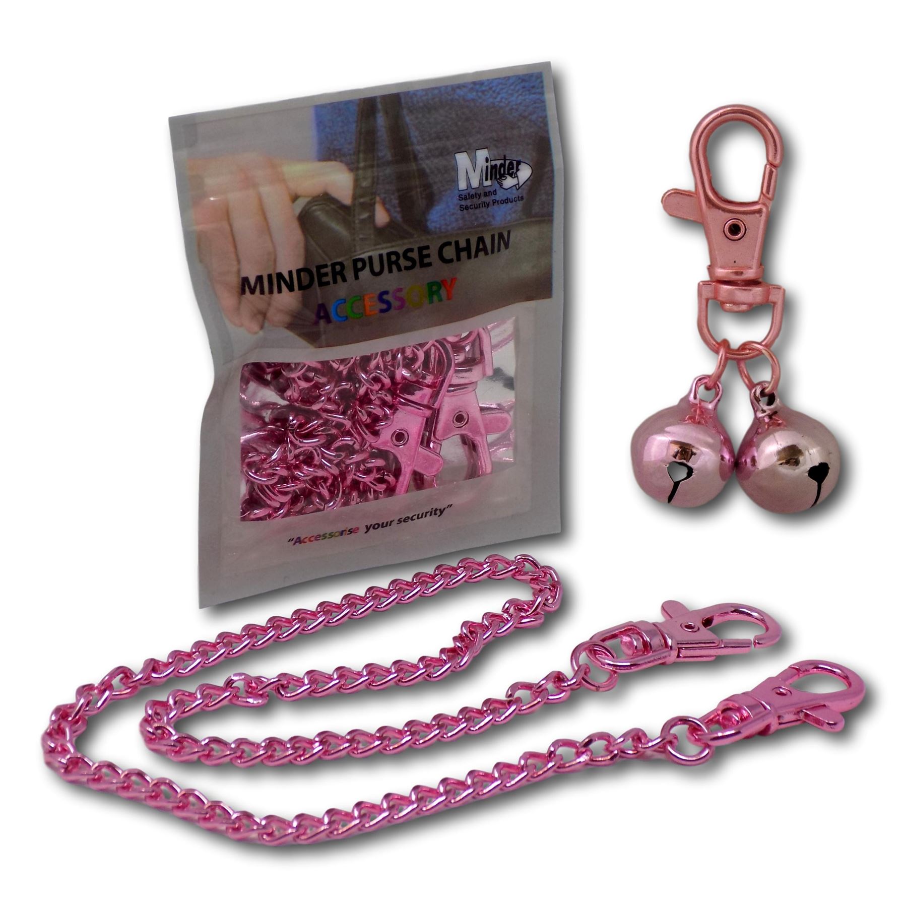 Minder Bell Accessories Handbag Purse Wallet Theft Security Bells