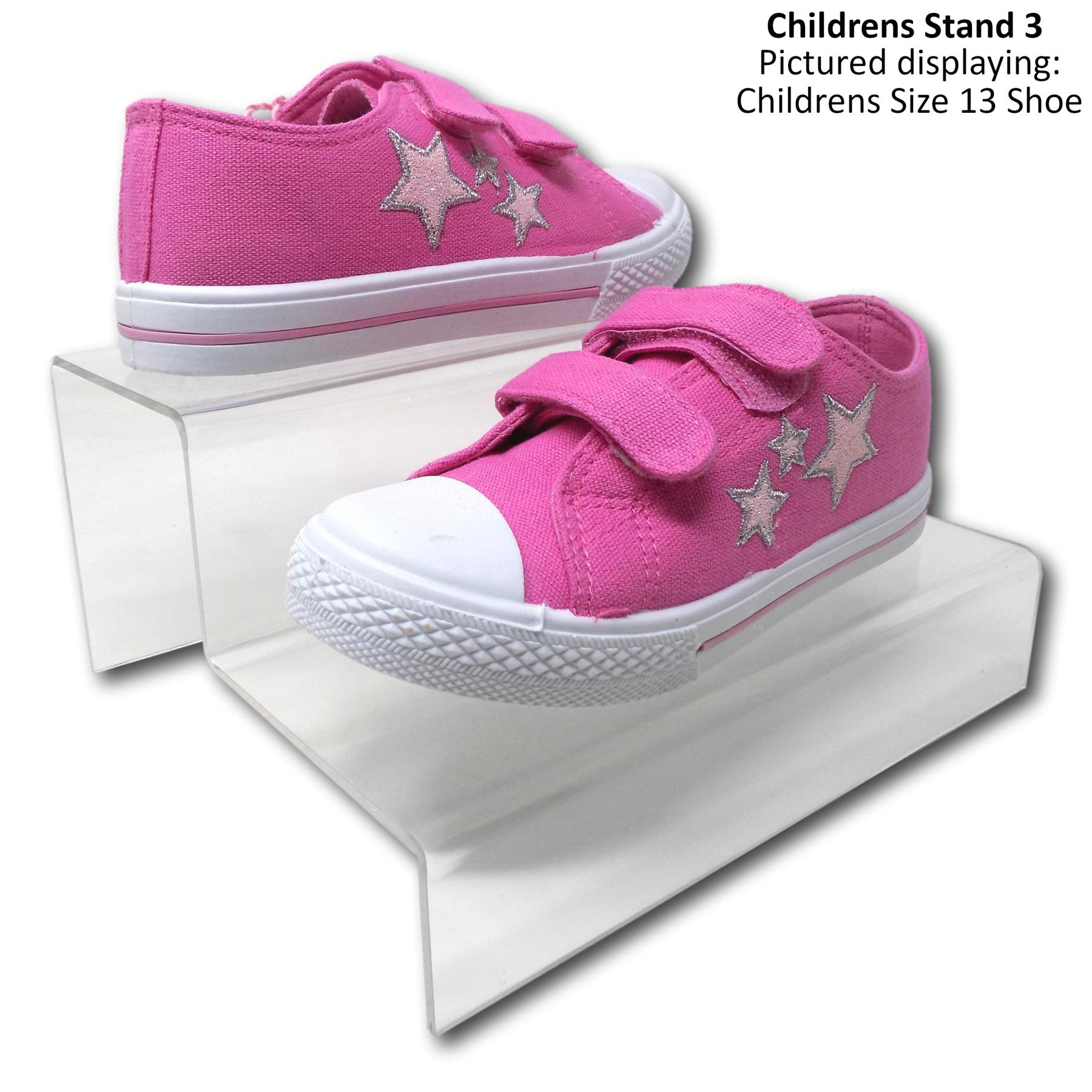 2 Tier Step Shoe Display Stand Risers - 10 Sizes Available - Picture 4 of 11