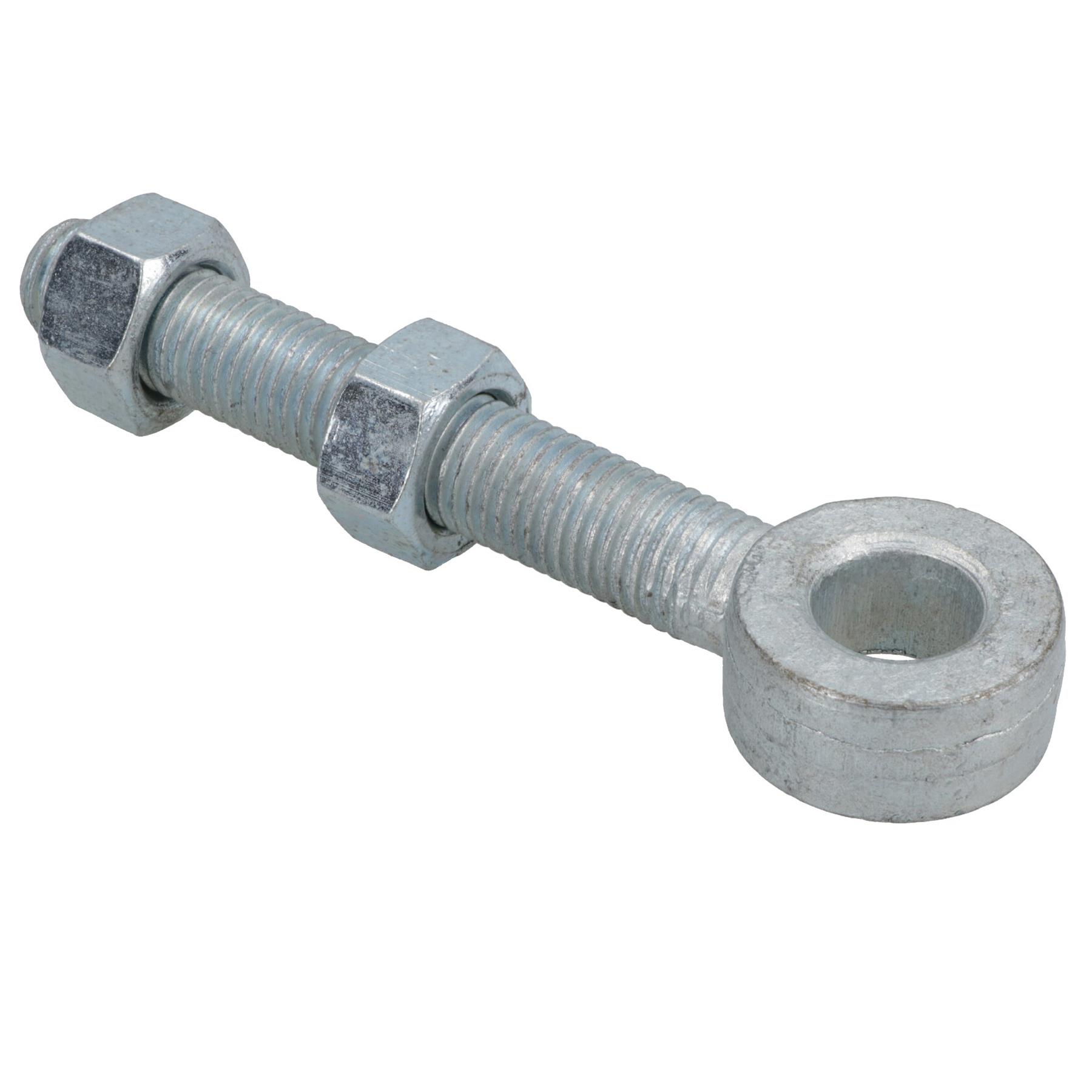Swing Gate Long Eye Bolts Hinge + Nuts Adjustable Zinc Plated 12mm – 24mm - Picture 19 of 66