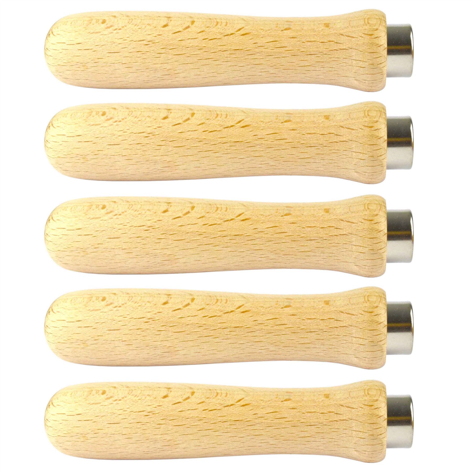 75MM 150MM wooden hardwood File Handles Shafts 3” 4” 5” 6” Total