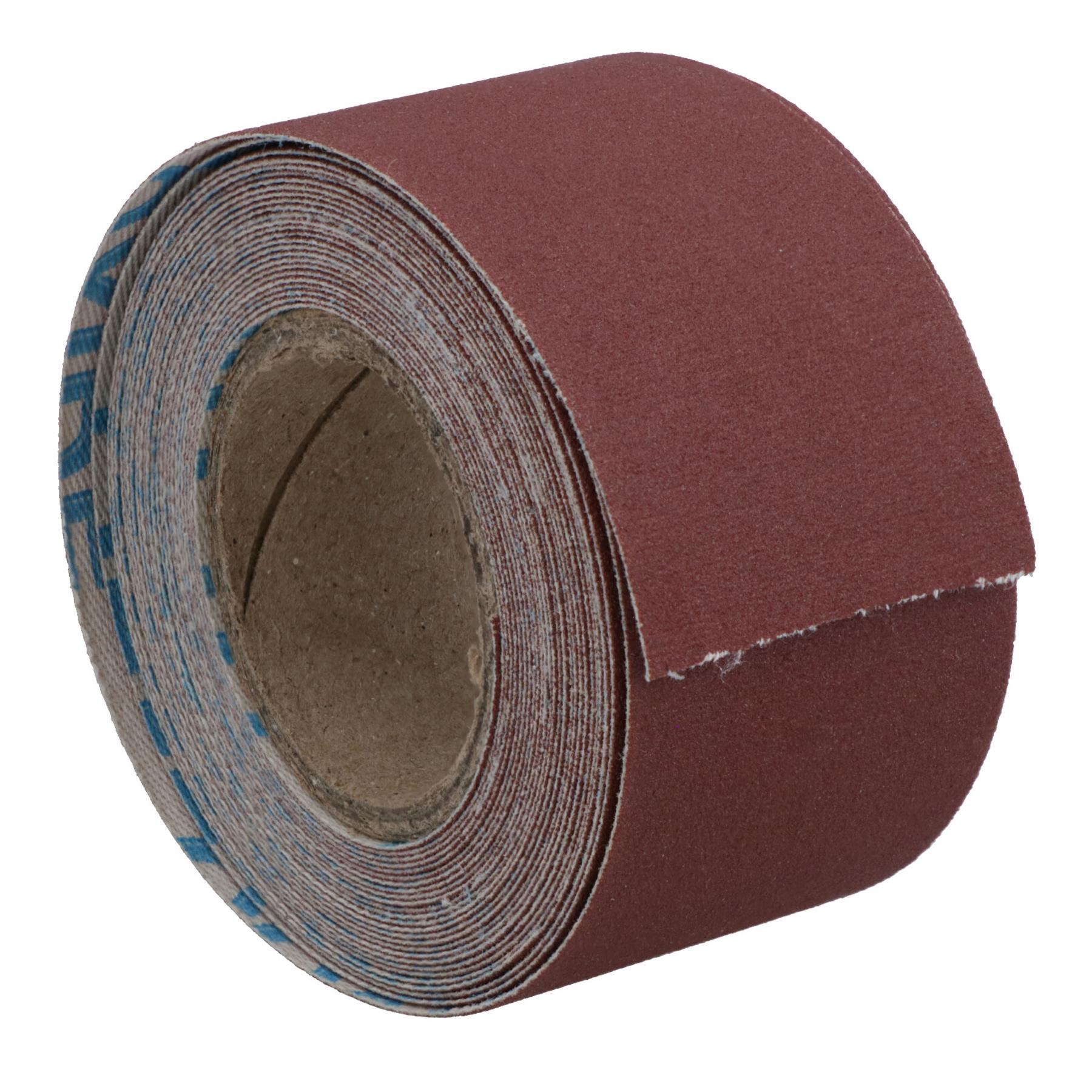 Hoja de lijado abrasiva rollo de tela de esmeril 60-320 grano óxido de aluminio 38 mm de ancho - Imagen 32 de 37