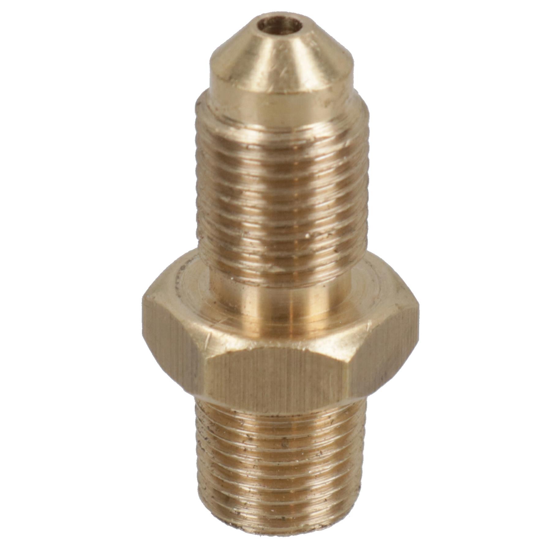 Conector adaptador tubo embrague freno hidráulico latón 1/8 – 1/8 rosca macho - Imagen 10 de 21