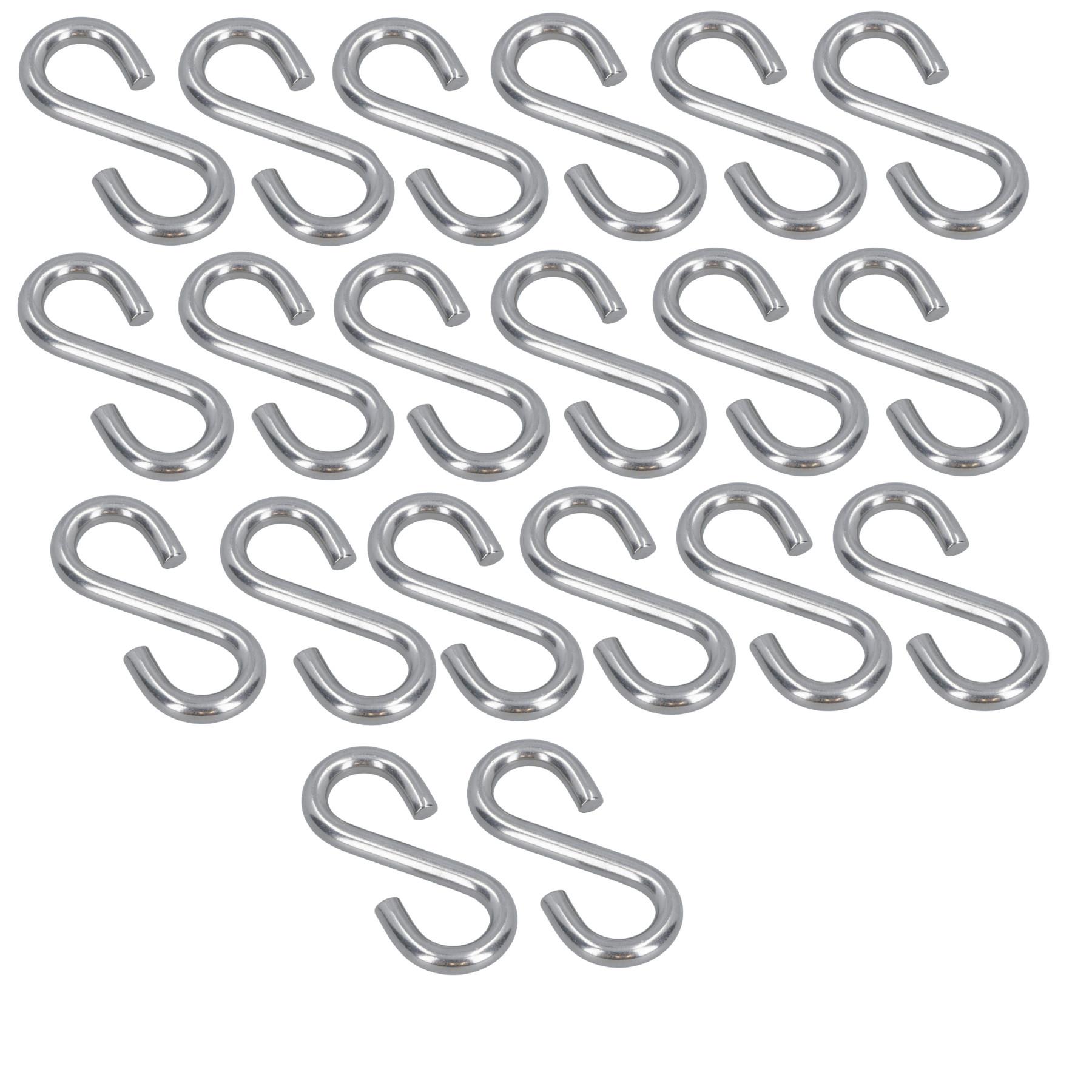 Gancho S Colgante 5mm Acero Inoxidable Grado Marino Cocina Sartén Colgador Ropa - Imagen 16 de 35
