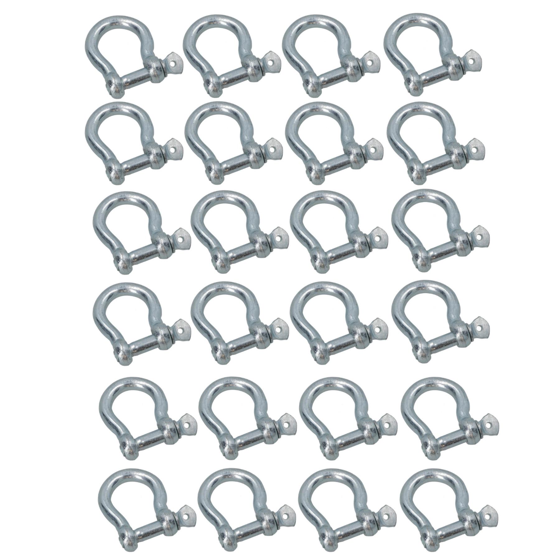 Grillete de arco galvanizado de 10 mm grillete único enlace candelabro barco yate - Imagen 36 de 42