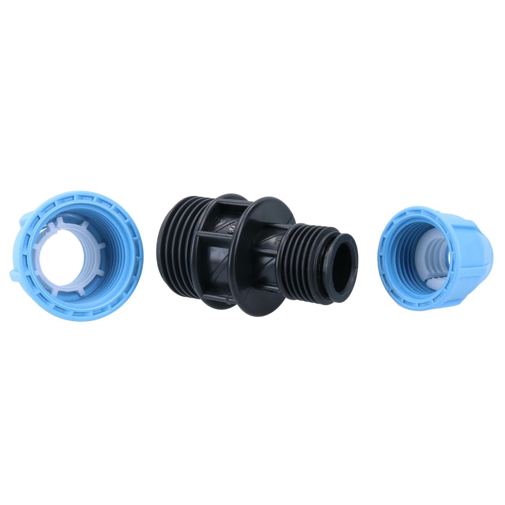 32mm x 20mm MDPE Reducing Coupler Pipe Union Cold Water System Fitting - Picture 6 of 19