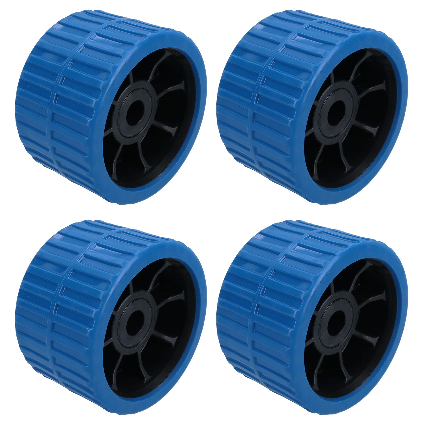 Boat / Jetski / Dinghy Trailer Ribbed Rollers NON MARKING 15mm Bore - Picture 6 of 9