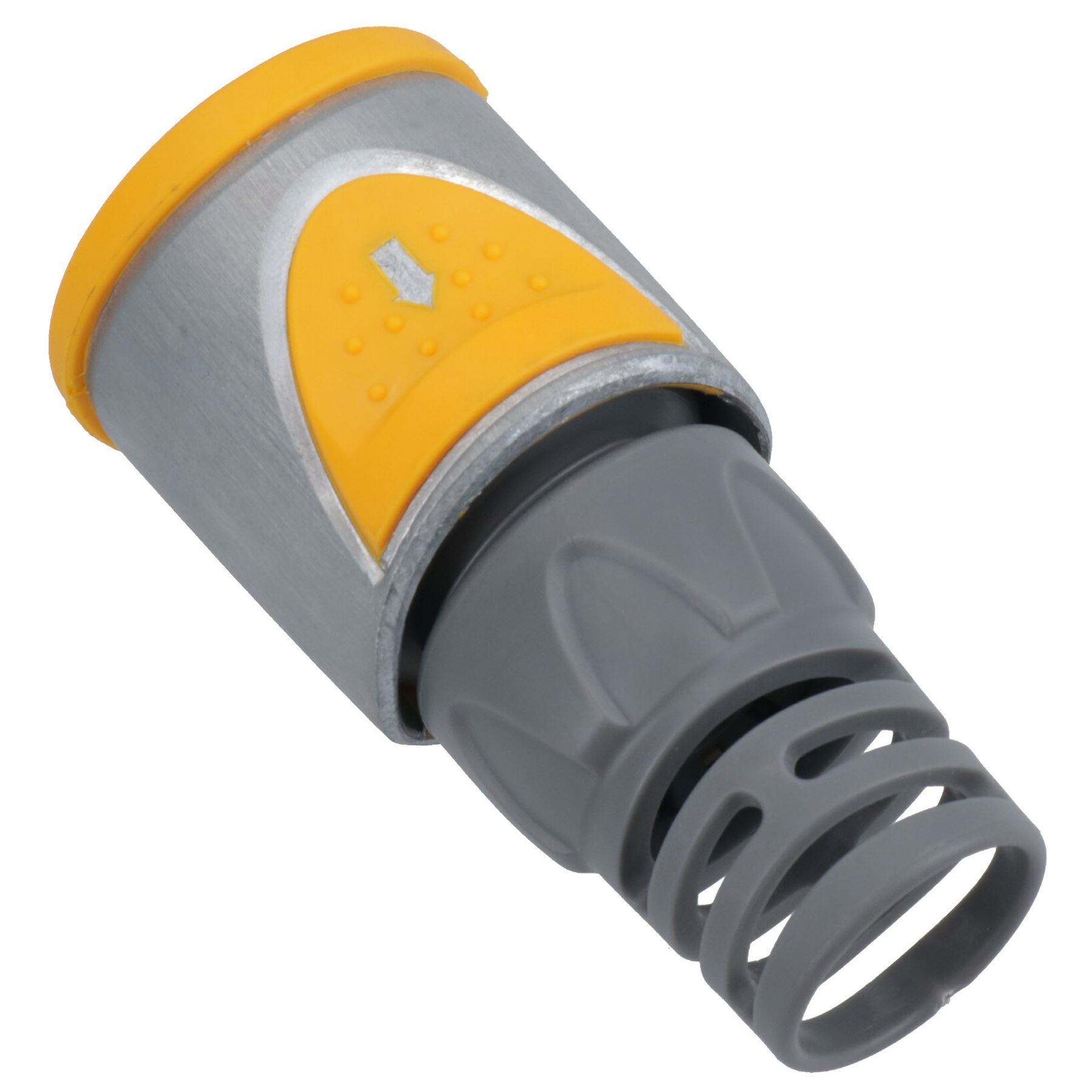 Conector de extremo de tubo de manguera de metal Hozelock montaje de liberación rápida riego profesional - Imagen 11 de 28