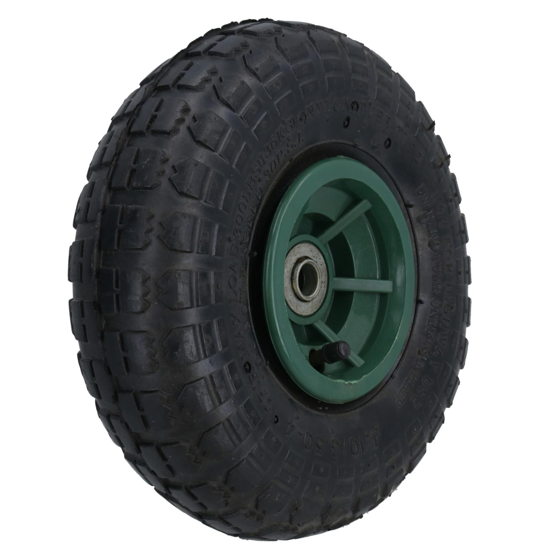 Ruota pneumatica 10 pollici per carrelli camion a sacco carriole foro 16 mm - Foto 27 di 35