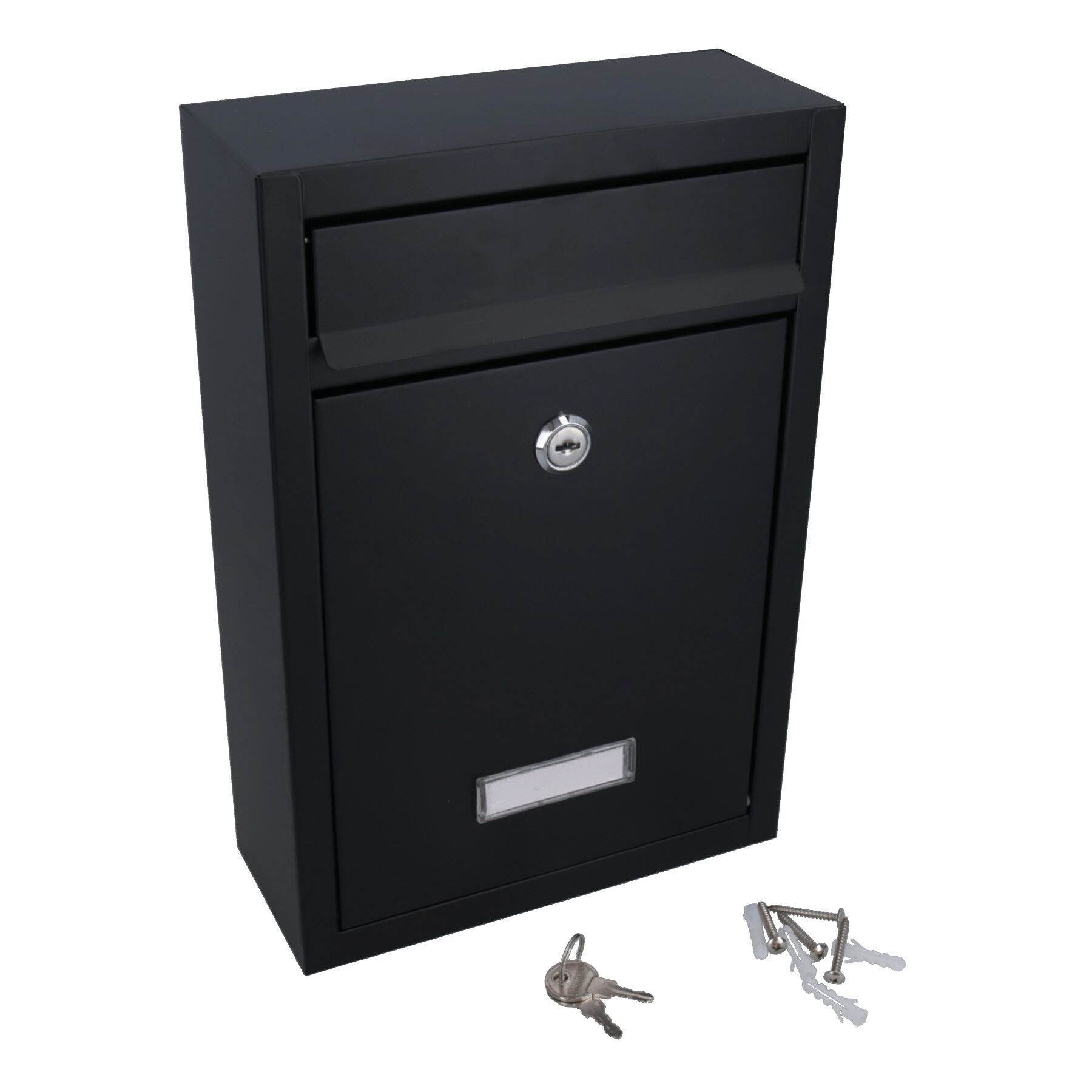 Modern Style Letter Post Mail Box Metal Wall Door Gate House Lockable Garden - Picture 7 of 18