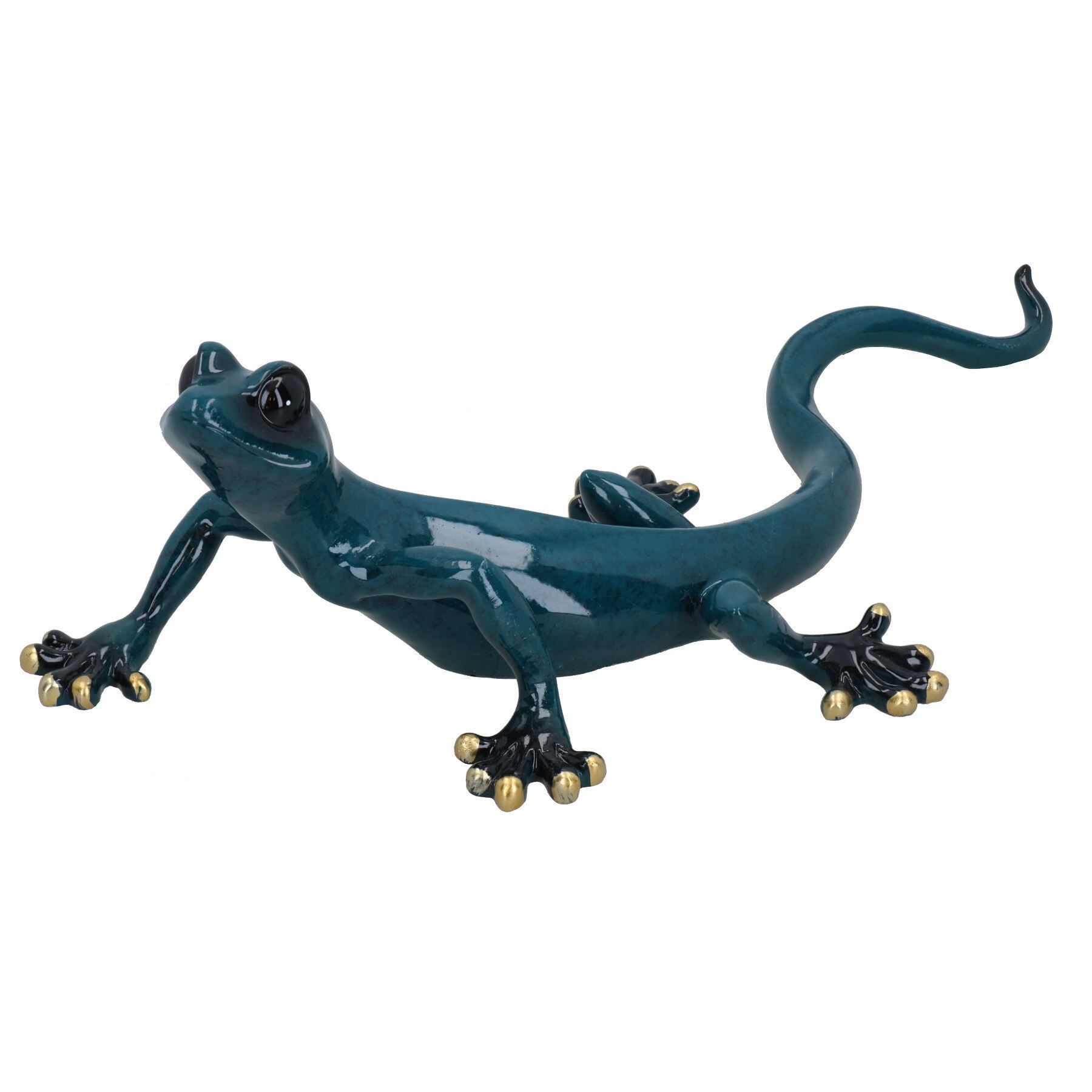 Gecko Lizard Resin Wall Shed Fence Sculpture Decor Statue Ornament House - Picture 10 of 29