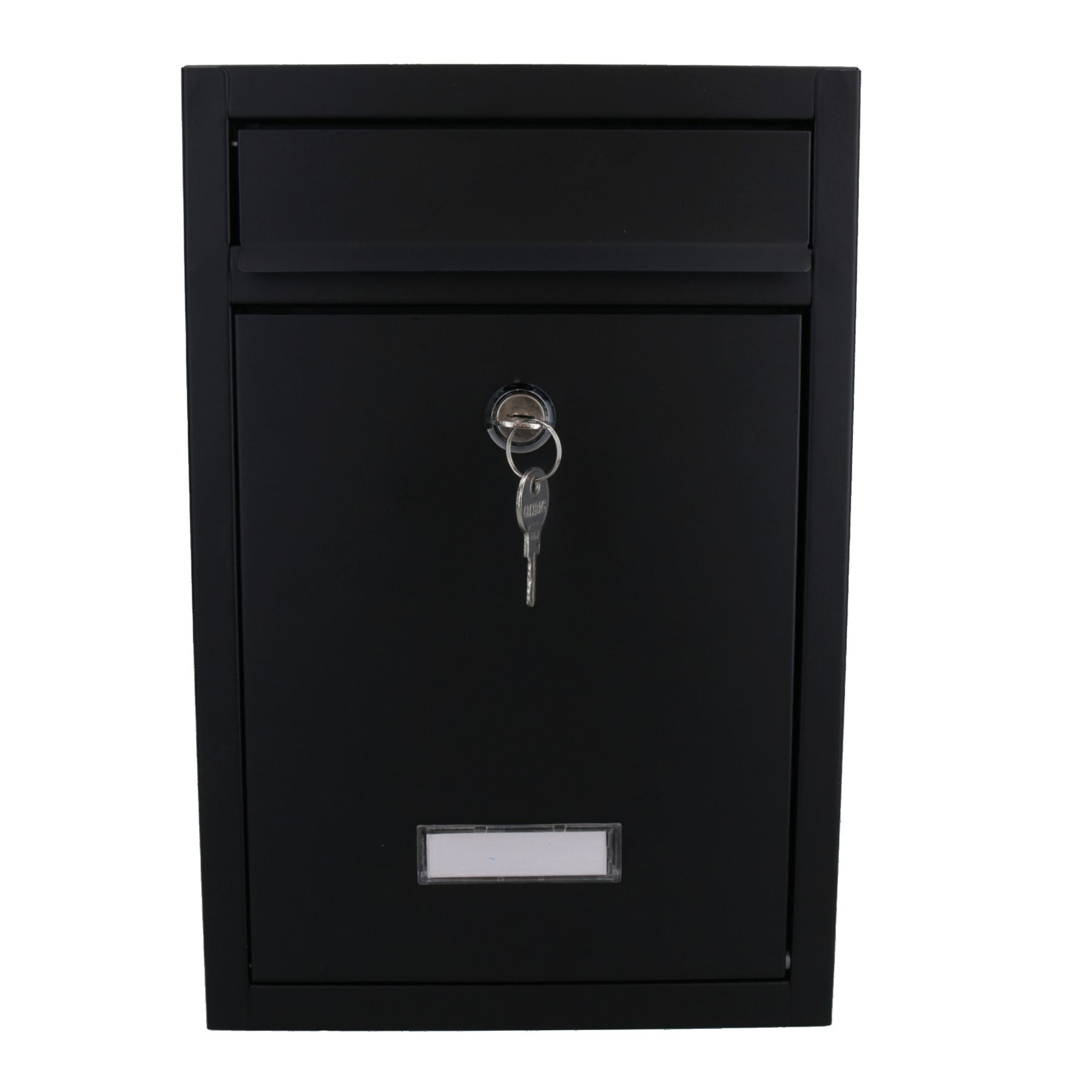 Modern Style Letter Post Mail Box Metal Wall Door Gate House Lockable Garden - Picture 10 of 18