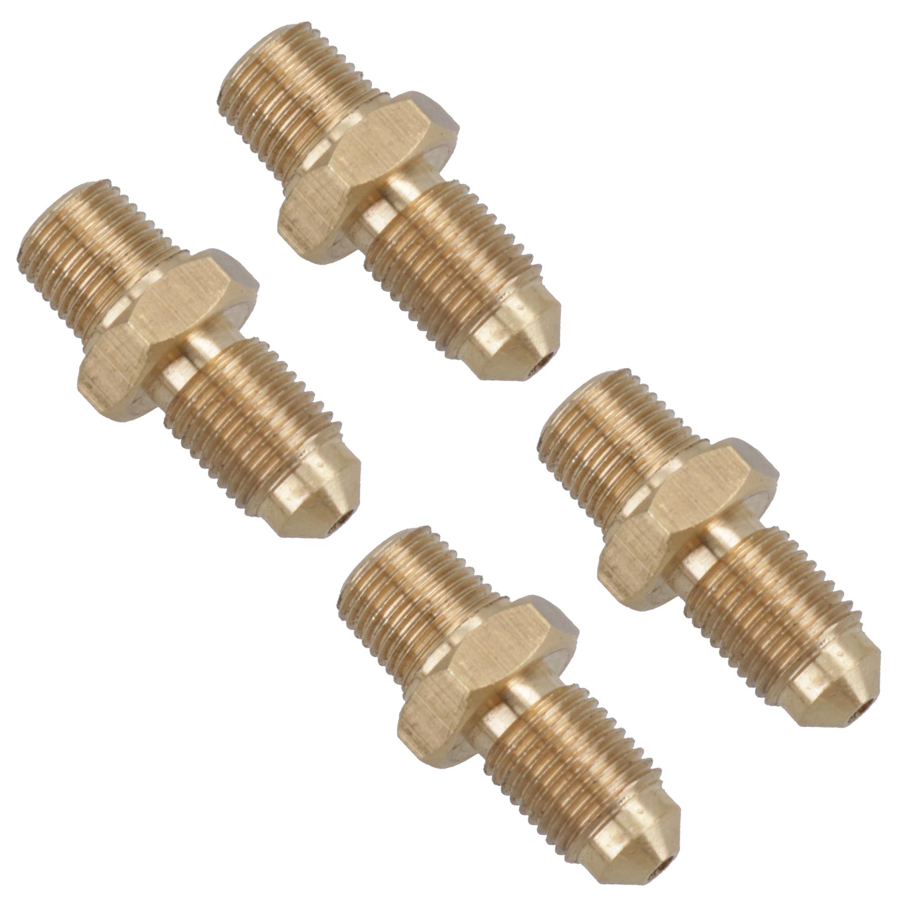 Conector adaptador tubo embrague freno hidráulico latón 1/8 – 1/8 rosca macho - Imagen 15 de 21