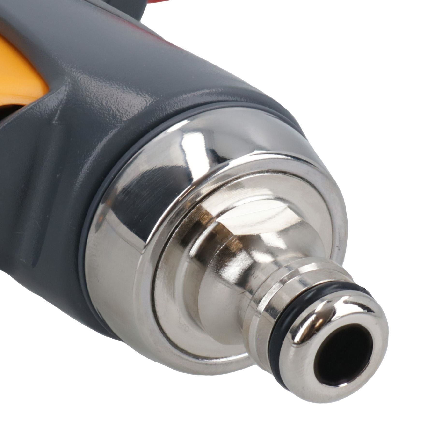 Hozelock Multi Spray Gun Pro Water Nozzle Hose Pipe 7 Function Metal Cleaning - Picture 12 of 21
