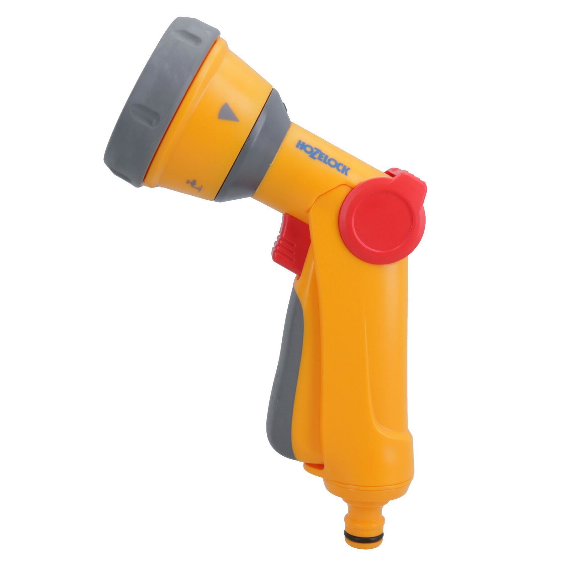 Hozelock Multi Spray Gun Soft Touch Water Nozzle Hose Pipe 5 Function Cleaning - Picture 18 of 21