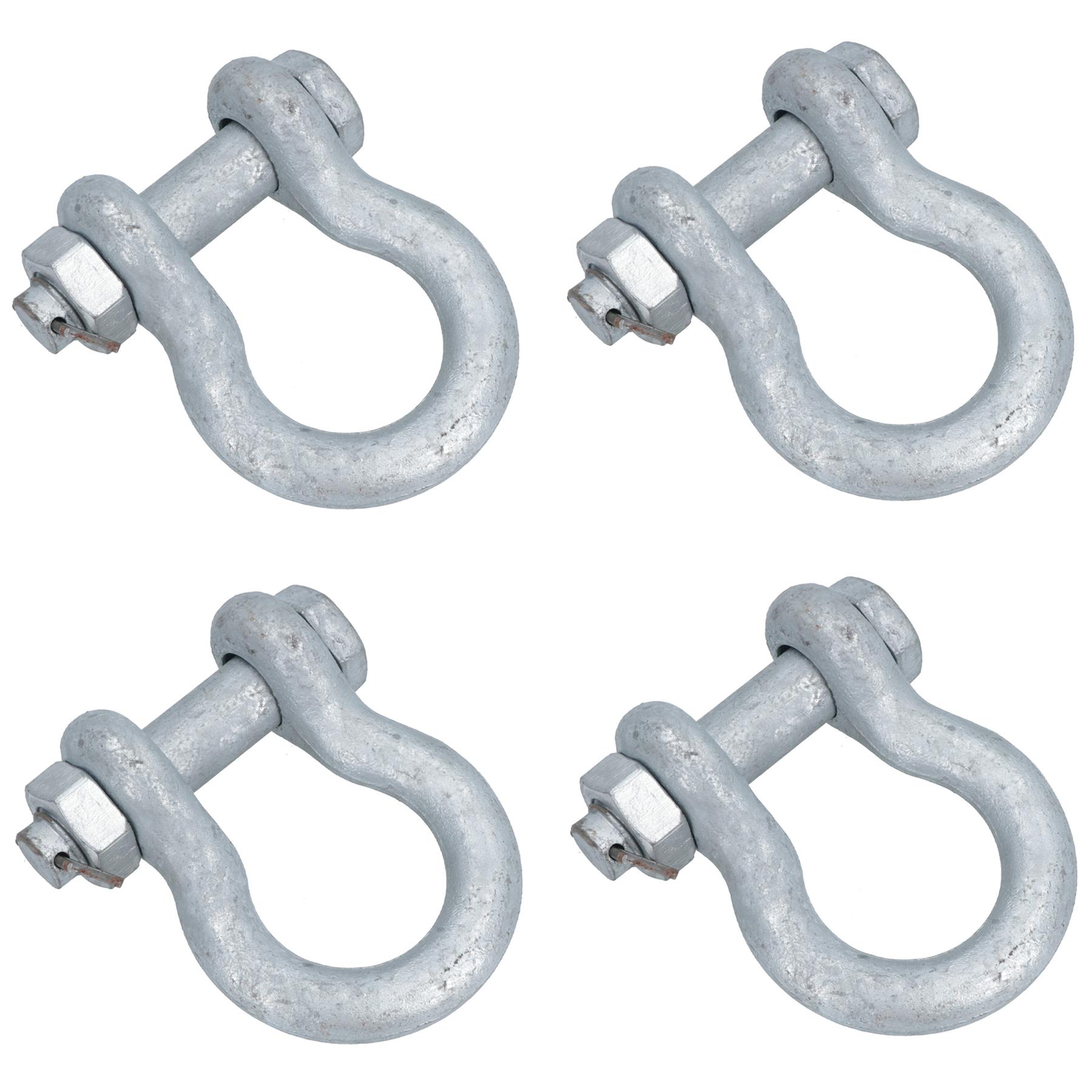 Verzinkter Bogenschäkel Sicherheitsnadel 7/8 Zoll (22 mm) 6,50 T nach US Fed Spec - Bild 15 von 21
