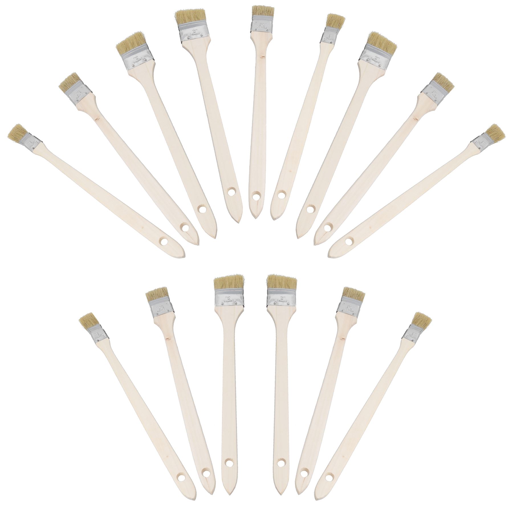 Long Reach Angled Radiator Paint Brush 25mm – 50mm Head Width 400mm Long - Picture 7 of 7