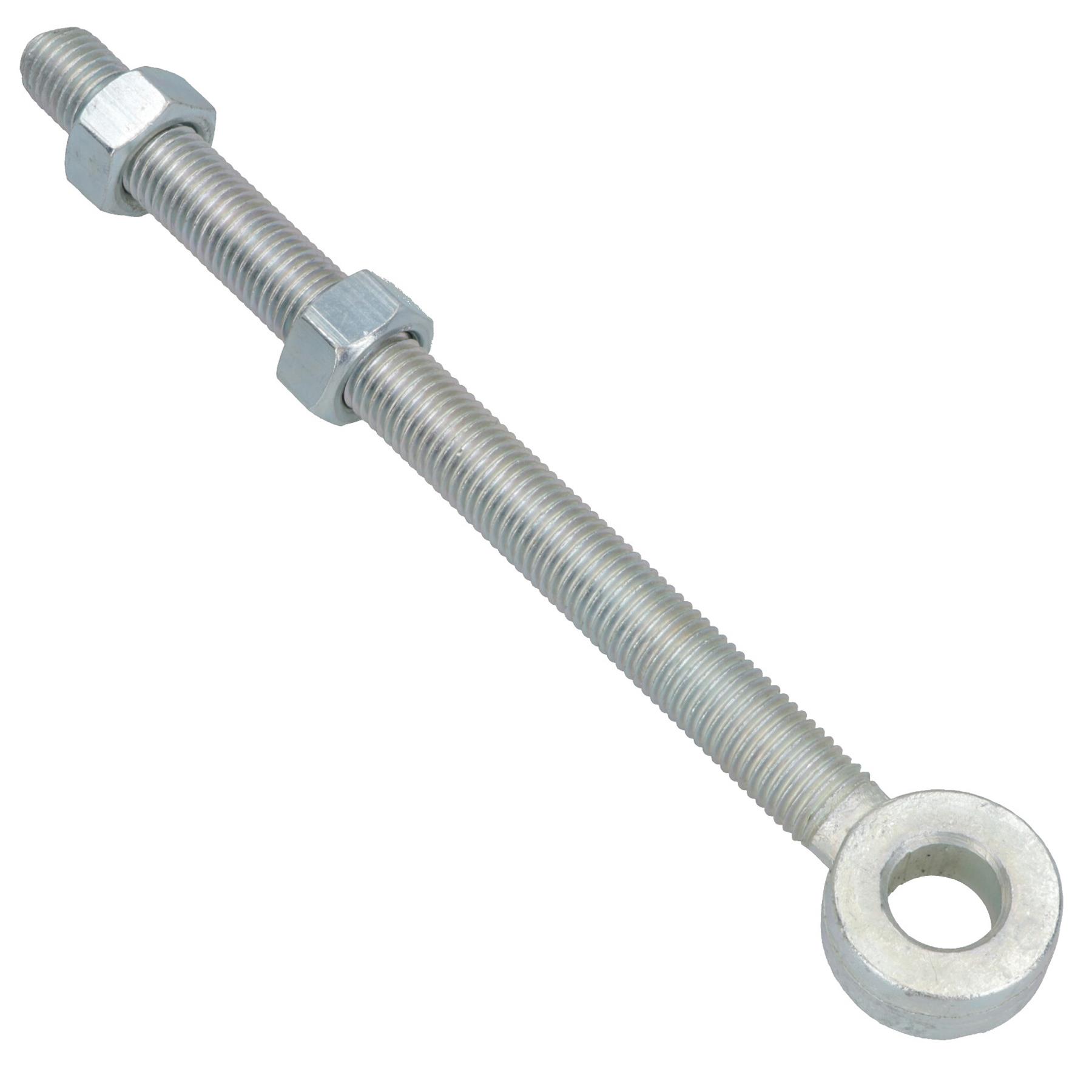 Swing Gate Long Eye Bolts Hinge + Nuts Adjustable Zinc Plated 12mm – 24mm - Picture 52 of 66