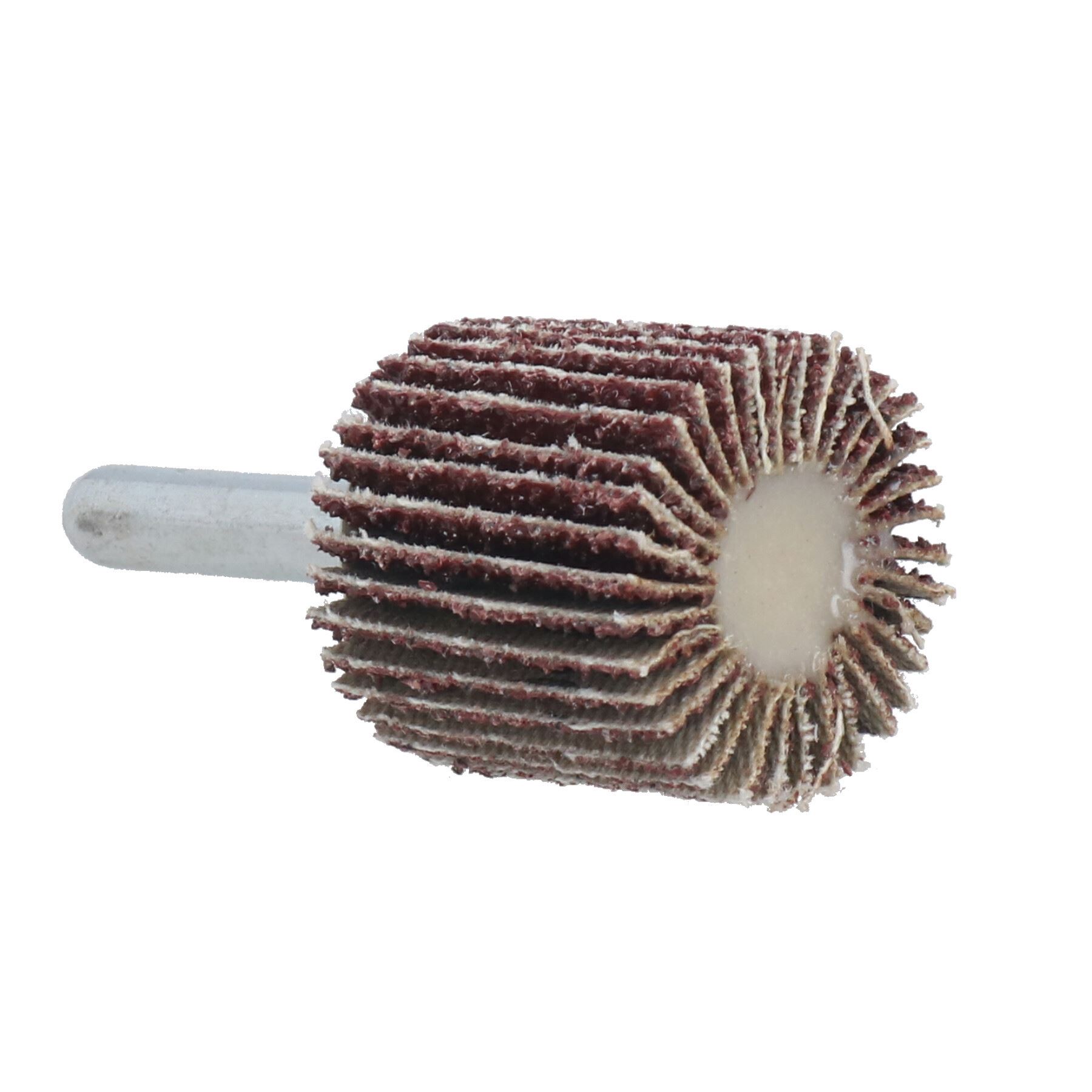 40 Grit 25mm Flap Wheel Disc Abrasive Sanding Pads For Drills 6mm Shank