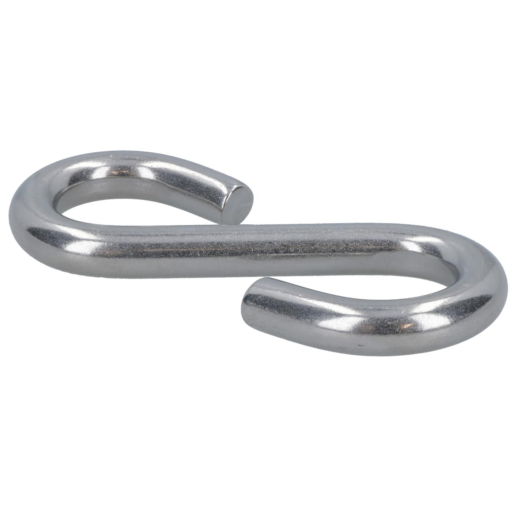 Gancho S Colgante 5mm Acero Inoxidable Grado Marino Cocina Sartén Colgador Ropa - Imagen 4 de 35