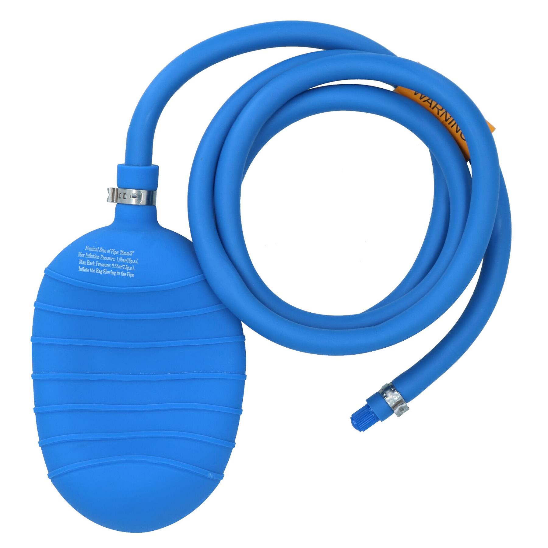 PVC Dichtung aufblasbarer Test-Airbag 4"" (100 mm) oder 6"" (150 mm) Ablaufrohr Straupf - Bild 42 von 111