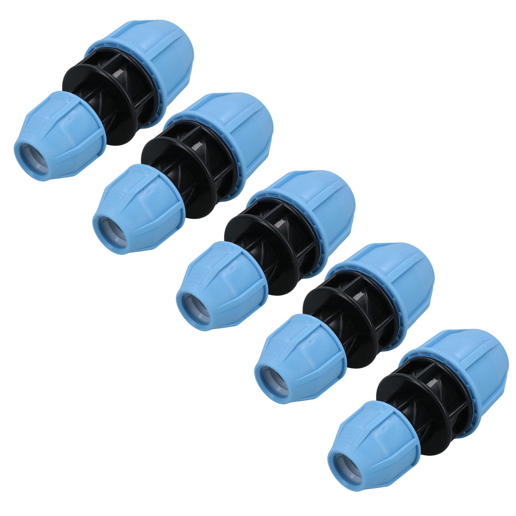 32mm x 20mm MDPE Reducing Coupler Pipe Union Cold Water System Fitting - Picture 14 of 19