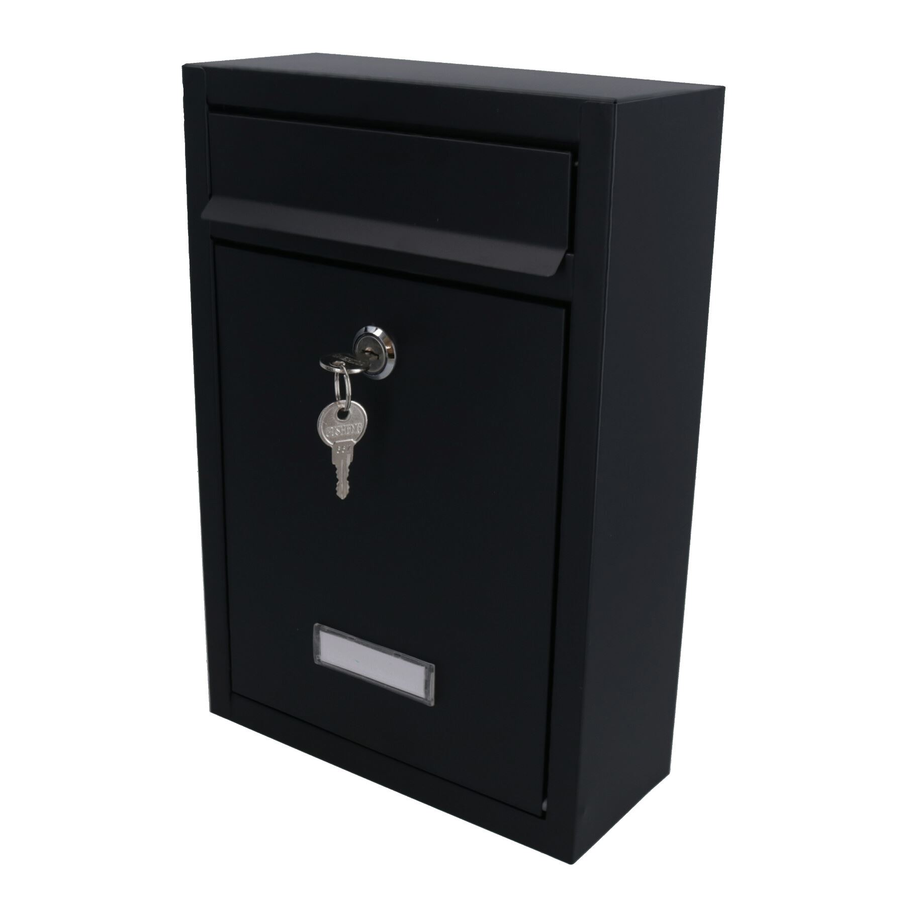 Modern Style Letter Post Mail Box Metal Wall Door Gate House Lockable Garden - Picture 12 of 18