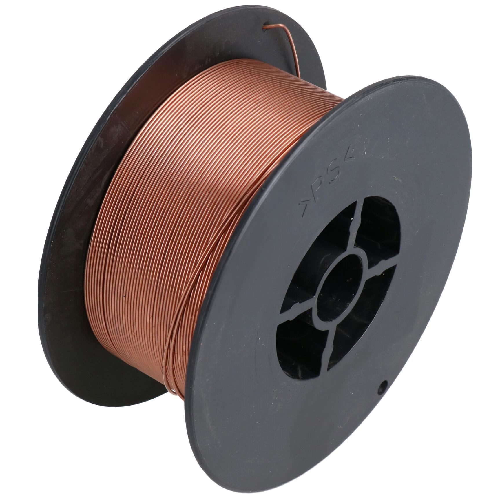Carrete de alambre de soldadura de soldador Mig de acero dulce de 0,6 mm gas argón CO2 1,0 kg - Imagen 8 de 12