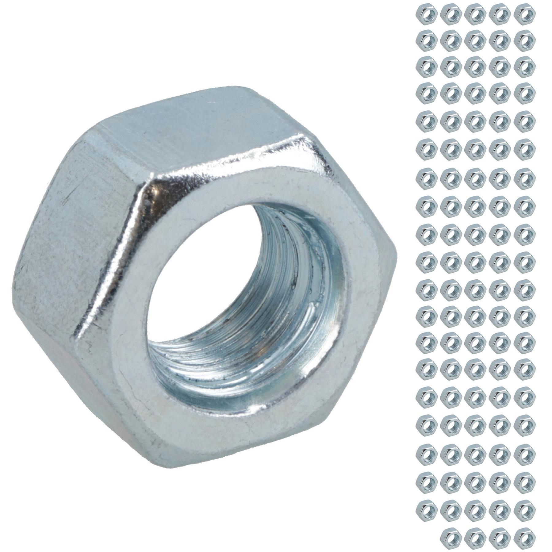 Sujetador de tuerca hexagonal completa M10 x 1,5 mm tuercas métricas hexagonales grado 8 galvanizado - Imagen 30 de 36