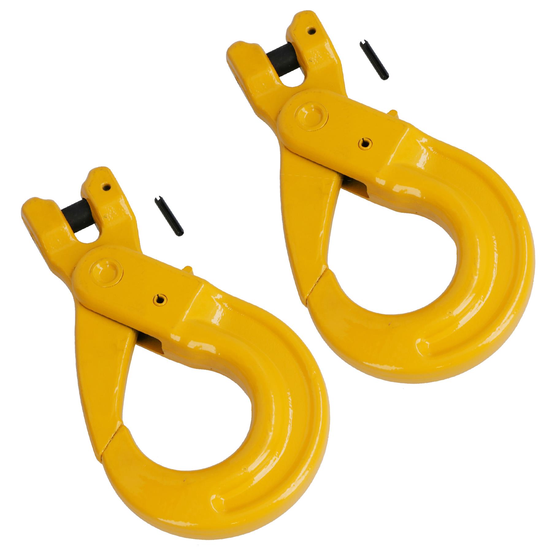 Eslinga de horquilla captura de seguridad con gancho de bloqueo automático W.L.L 8,0 toneladas para cadena de 16 mm - Imagen 13 de 26