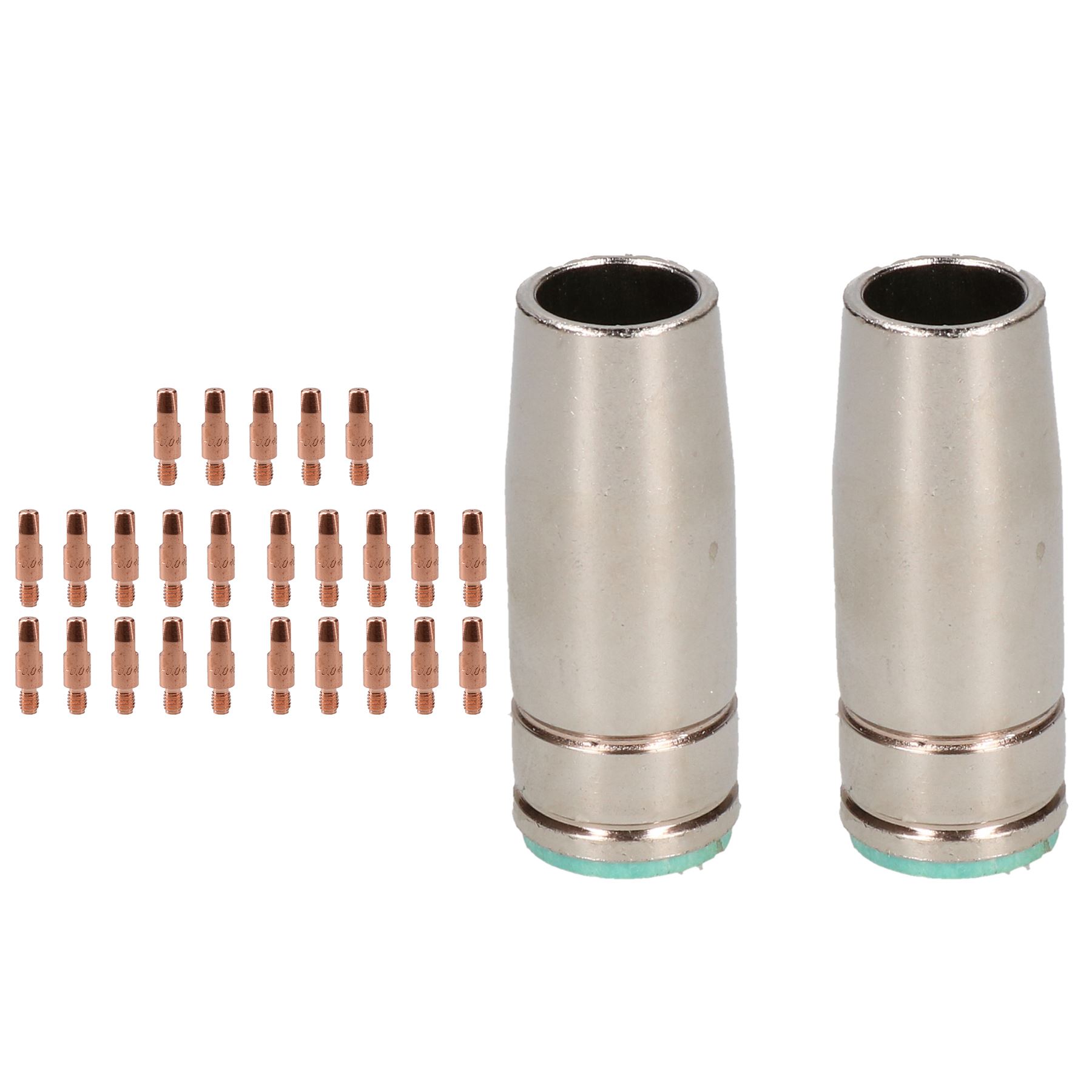 Boquilla y puntas cónicas MB25 funda binzel estilo soldadura soldador MIG gas push on - Imagen 8 de 8