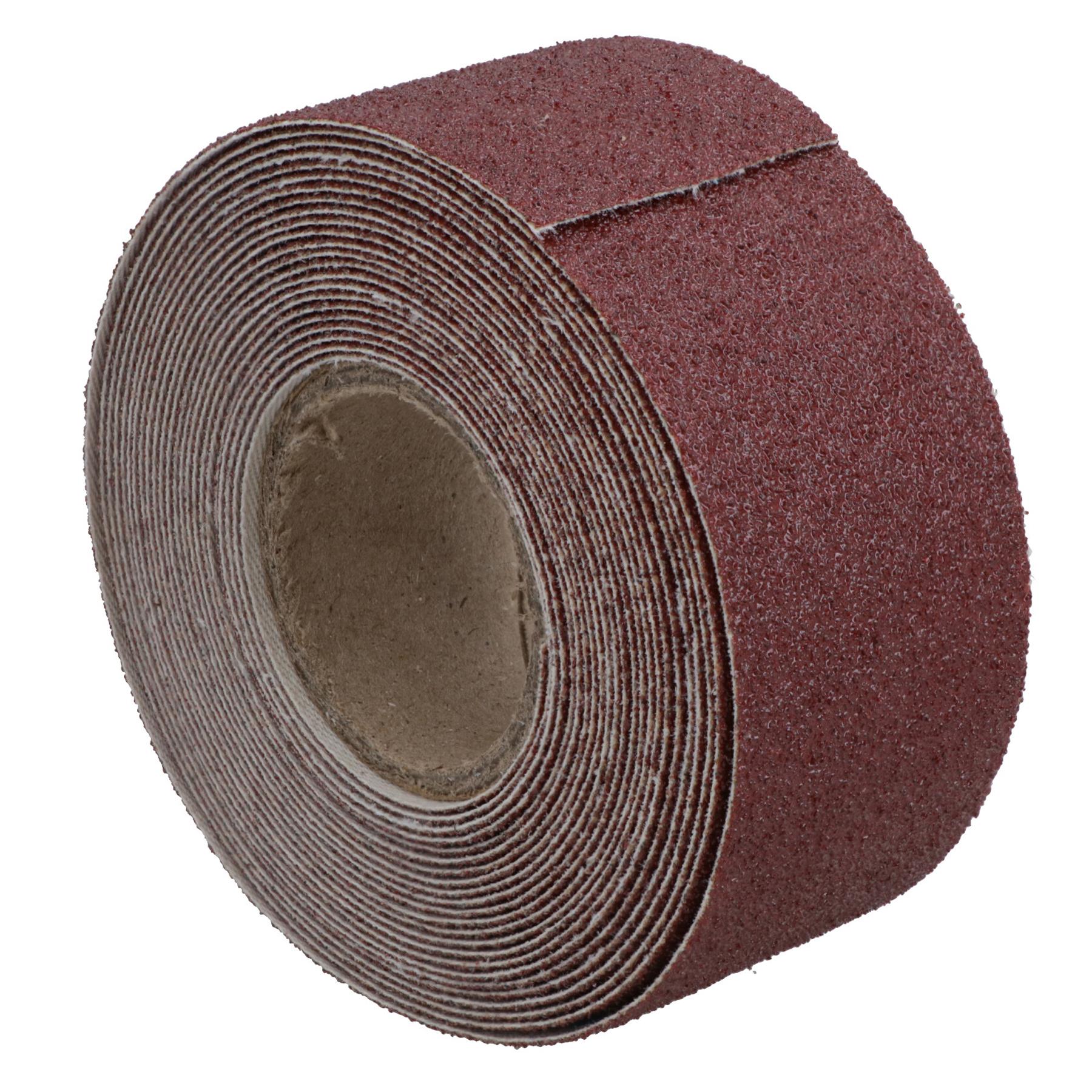 Rollo de tela de esmeril hoja de lijado abrasivo 60 grano 3,8 cm x 460 cm óxido de aluminio - Imagen 13 de 21