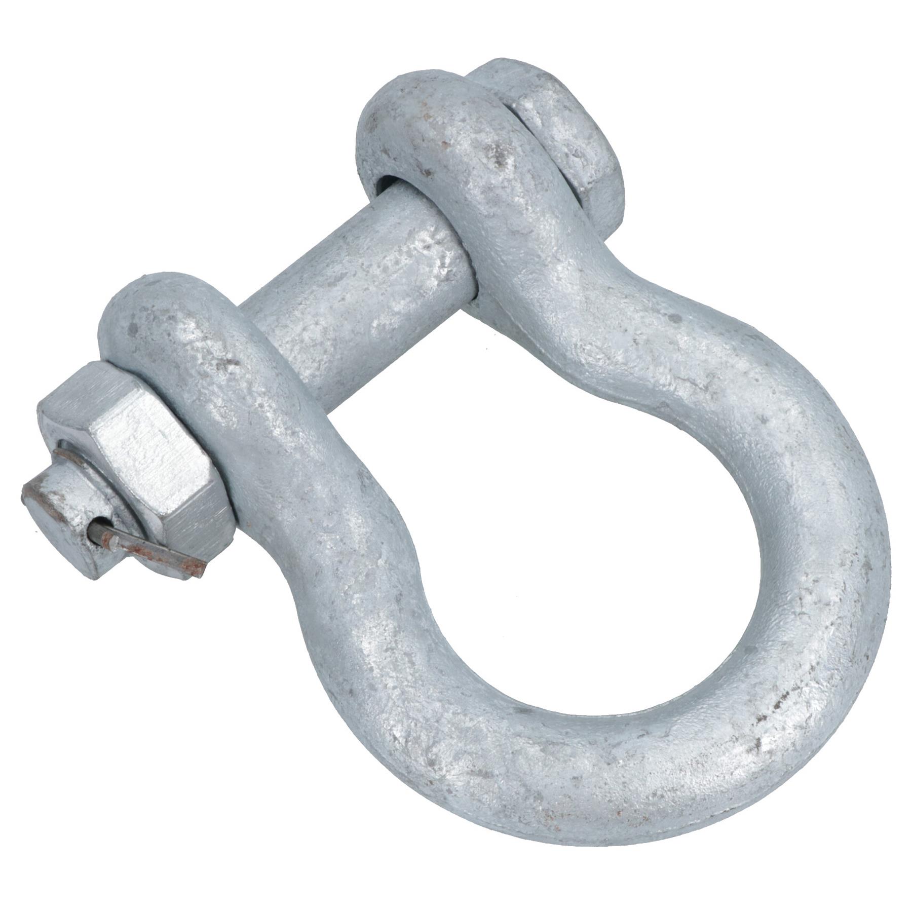 Verzinkter Bogenschäkel Sicherheitsnadel 7/8 Zoll (22 mm) 6,50 T nach US Fed Spec - Bild 12 von 21