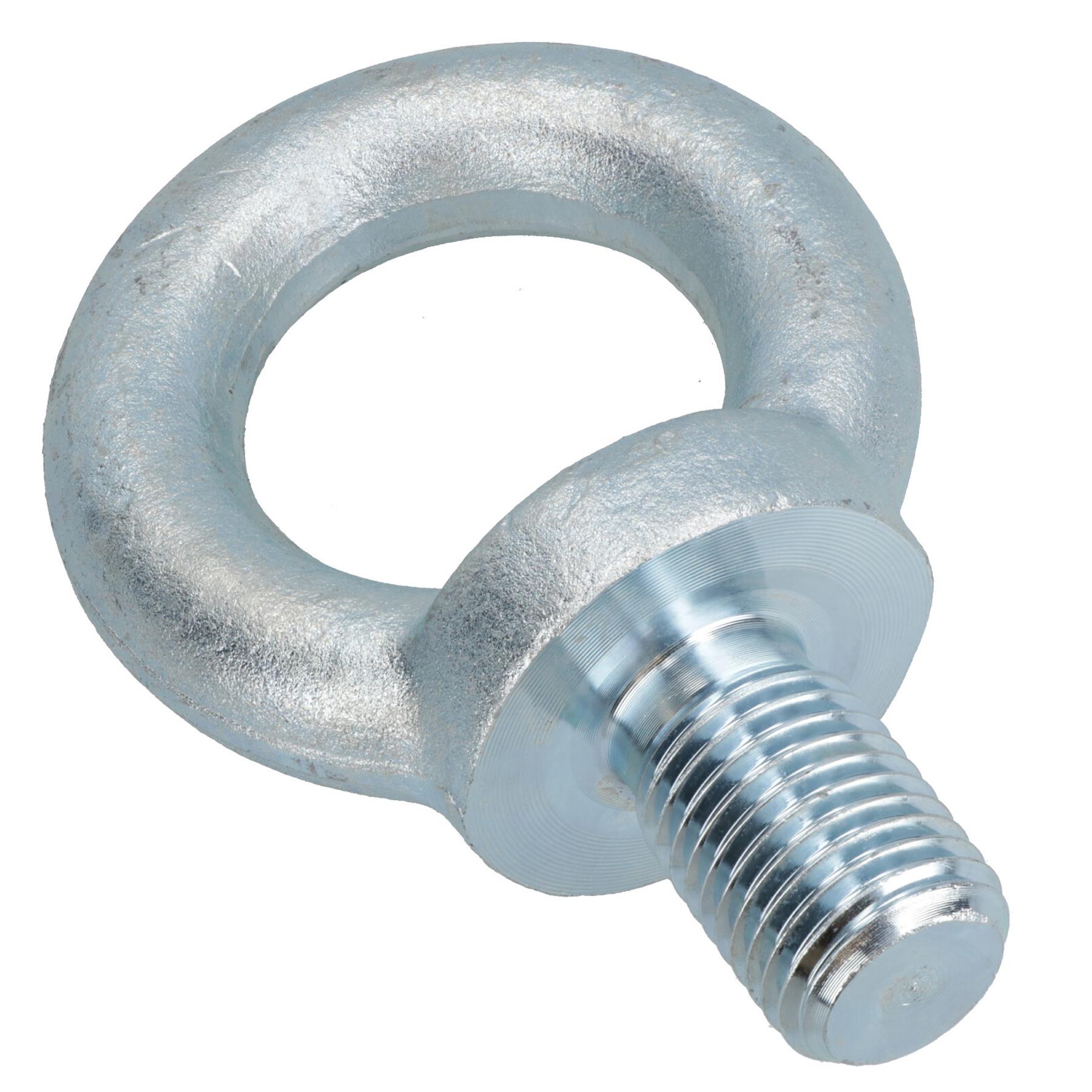 Anillo de perno de ojo con ojos de elevación de 48 mm chapado en zinc 63 mm de longitud capacidad de 8,6 toneladas - Imagen 21 de 26