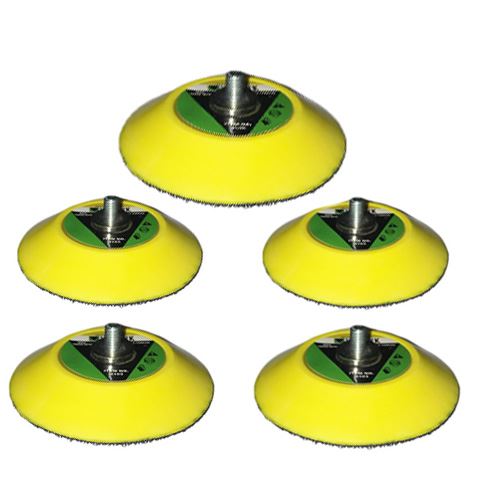 2 Zoll/3 Zoll Klett Stützpads Schleifen Polieren M6 Gewinde für Druckluftschleifer - Bild 15 von 19