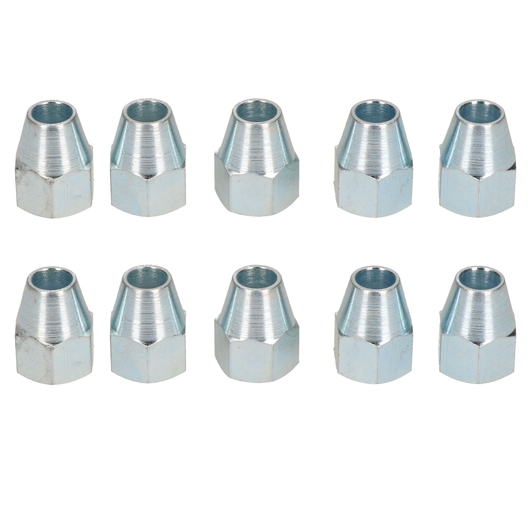 Female Brake Pipe Union Fittings Fixings for Copper Nickel Pipes 1/4 - 1/2 Pipe - Picture 5 of 9