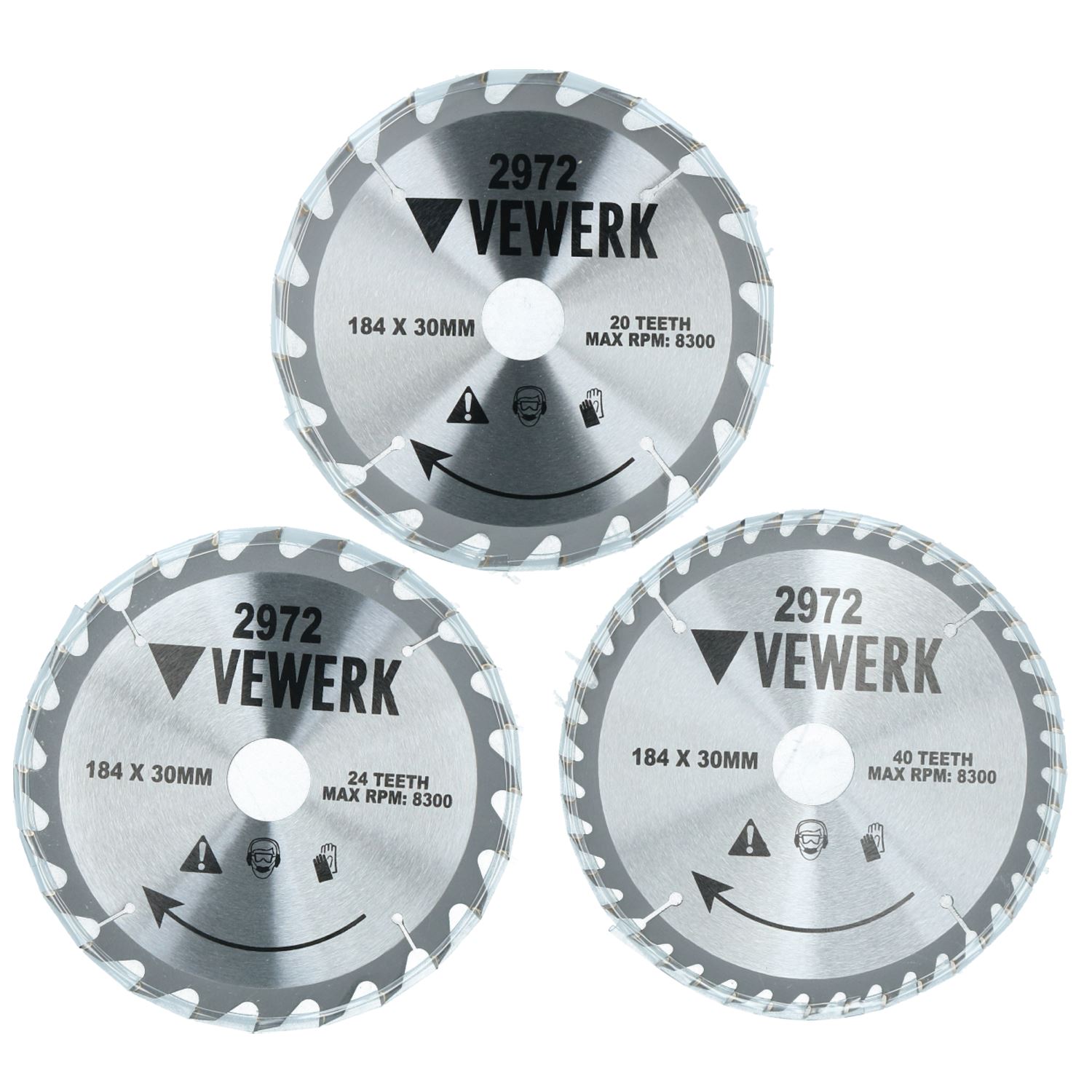 Tungsten Carbide Tipped TCT Circular Saw Blades Blade 20 24 36 40 48 60 Teeth - Picture 4 of 9