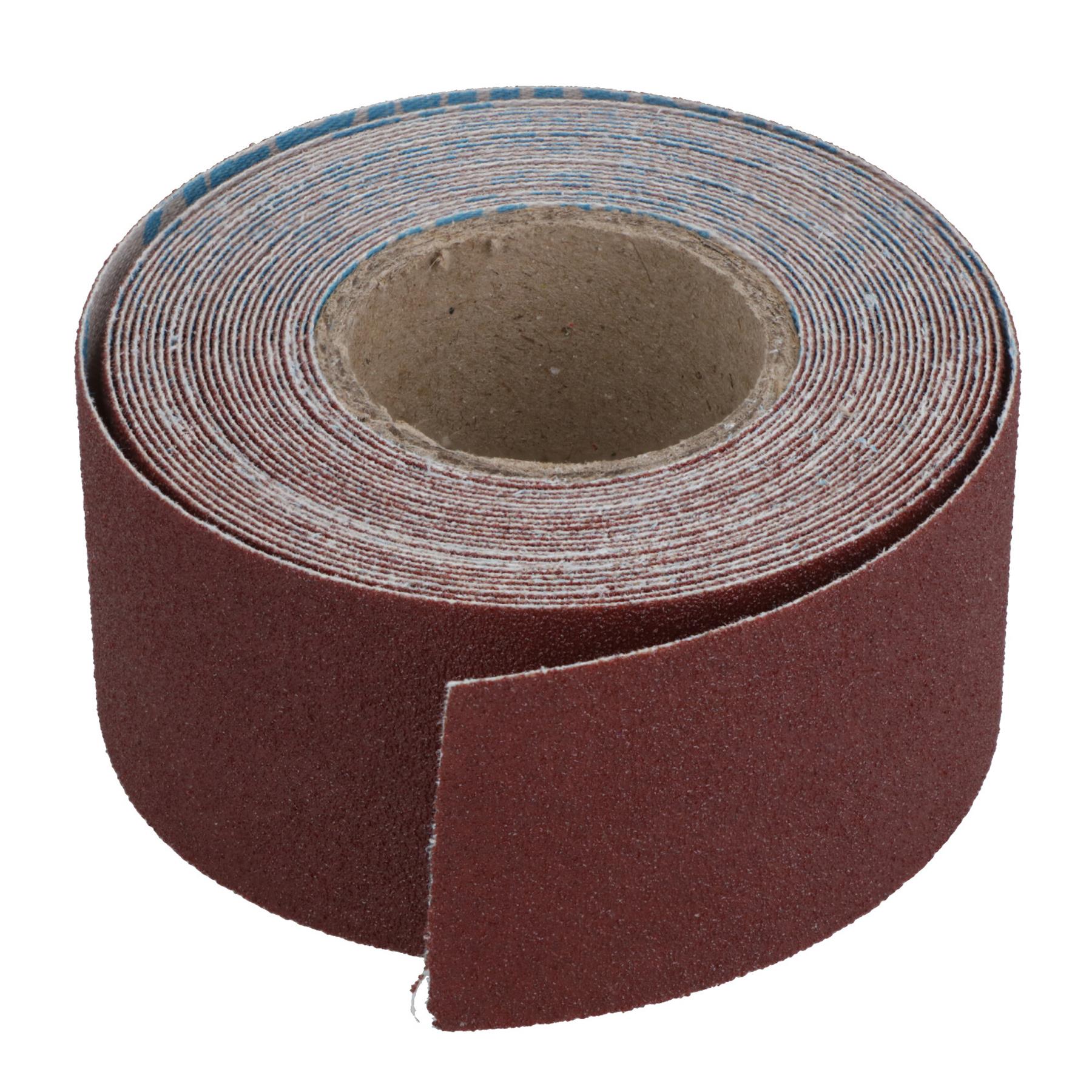 Hoja de lijado abrasiva rollo de tela de esmeril 60-320 grano óxido de aluminio 38 mm de ancho - Imagen 15 de 37