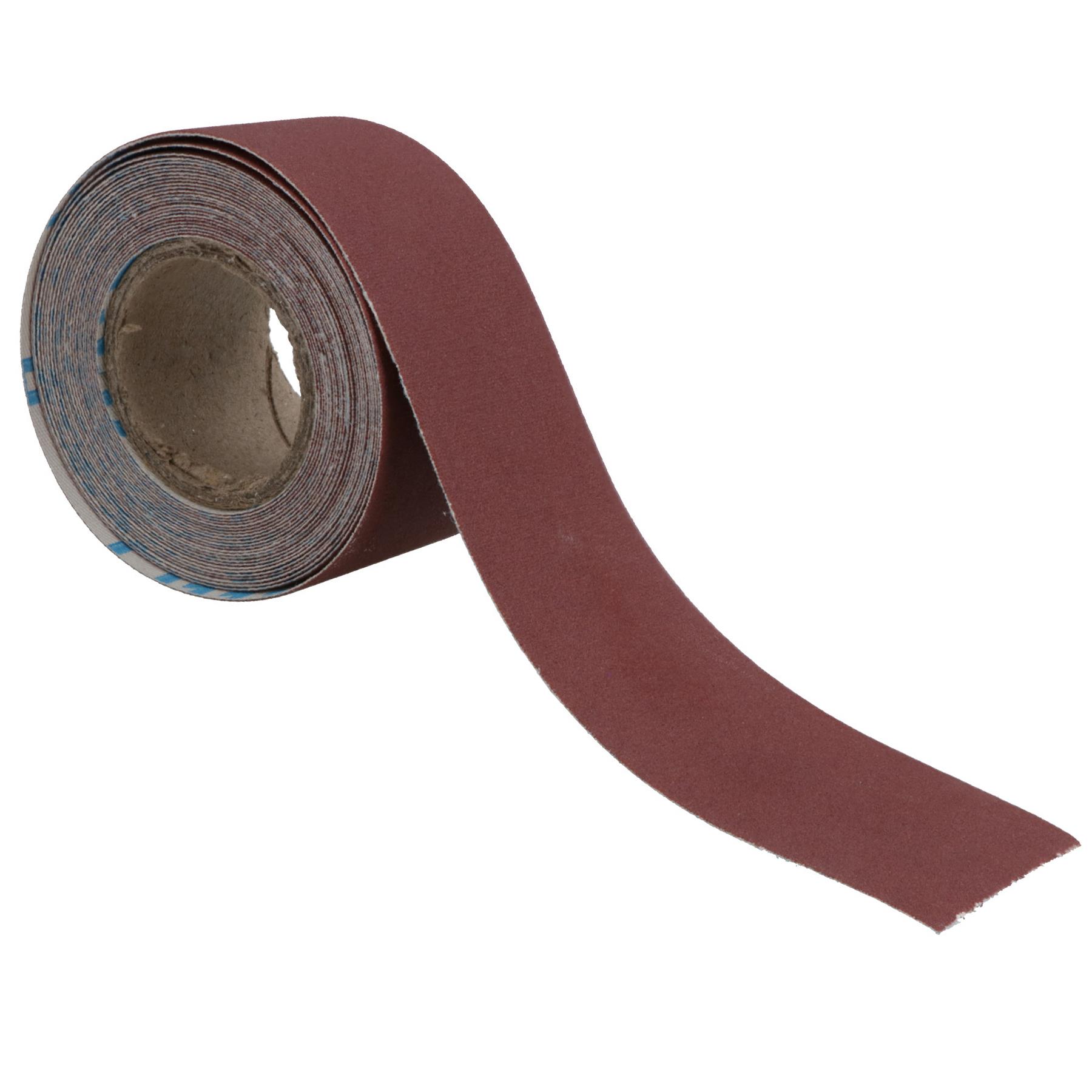 Hoja de lijado abrasiva rollo de tela de esmeril 60-320 grano óxido de aluminio 38 mm de ancho - Imagen 35 de 37
