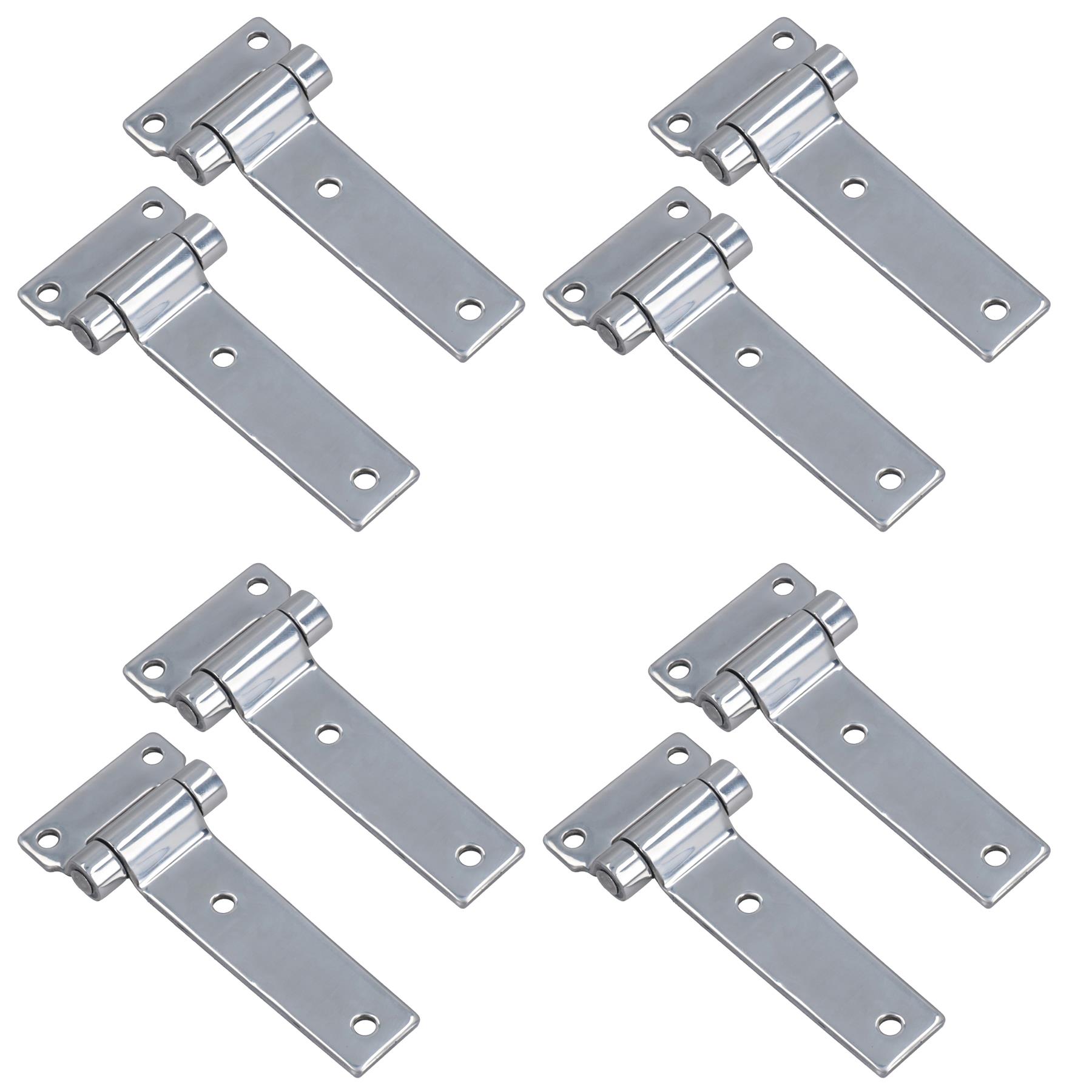316 Stainless Steel Bolt on Door Hatch Hinge Bracket Fastener Marine 105mm - Picture 25 of 30
