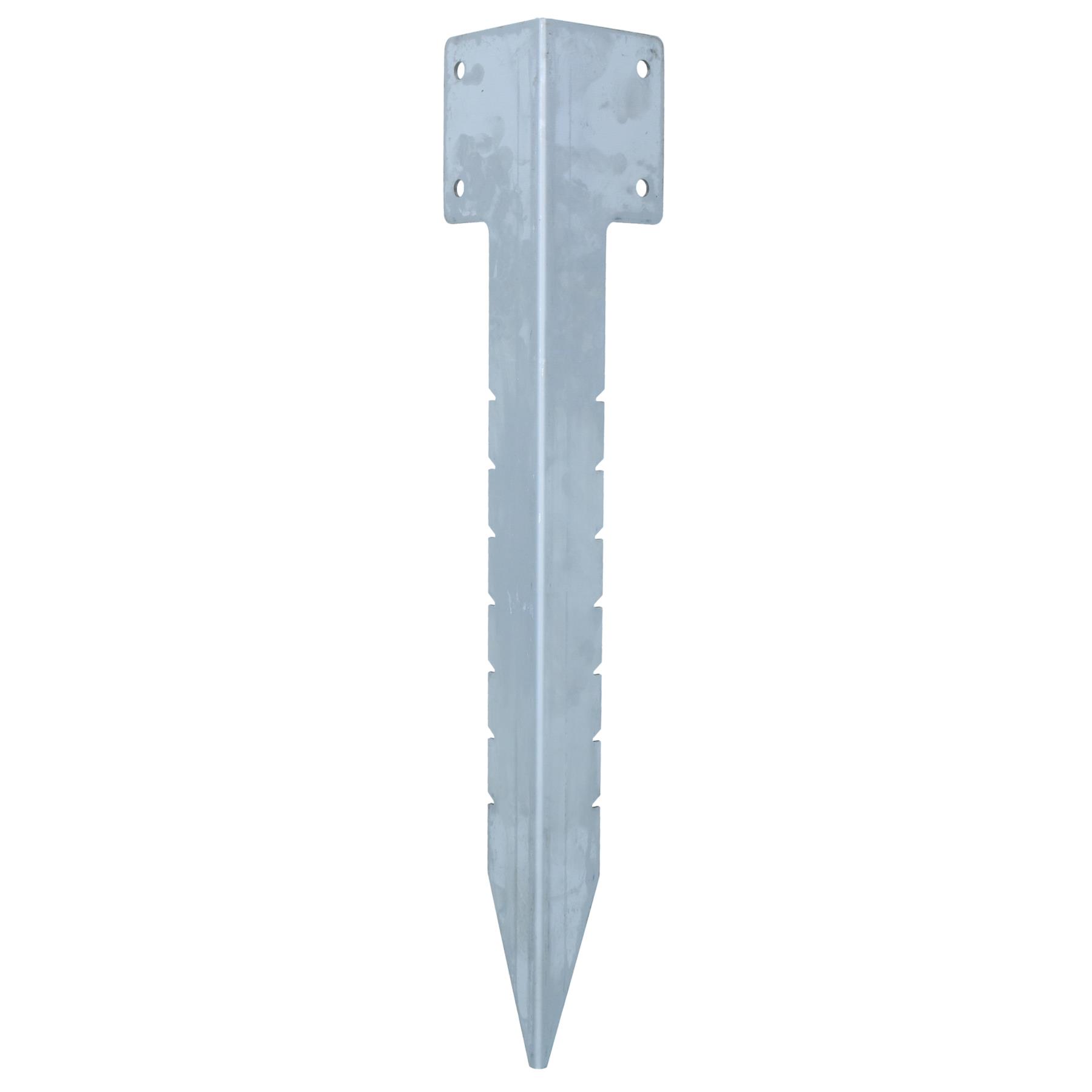 Pico de estaca de acero inoxidable con soporte de esquina individual para cama de jardín 440 mm - Imagen 51 de 51