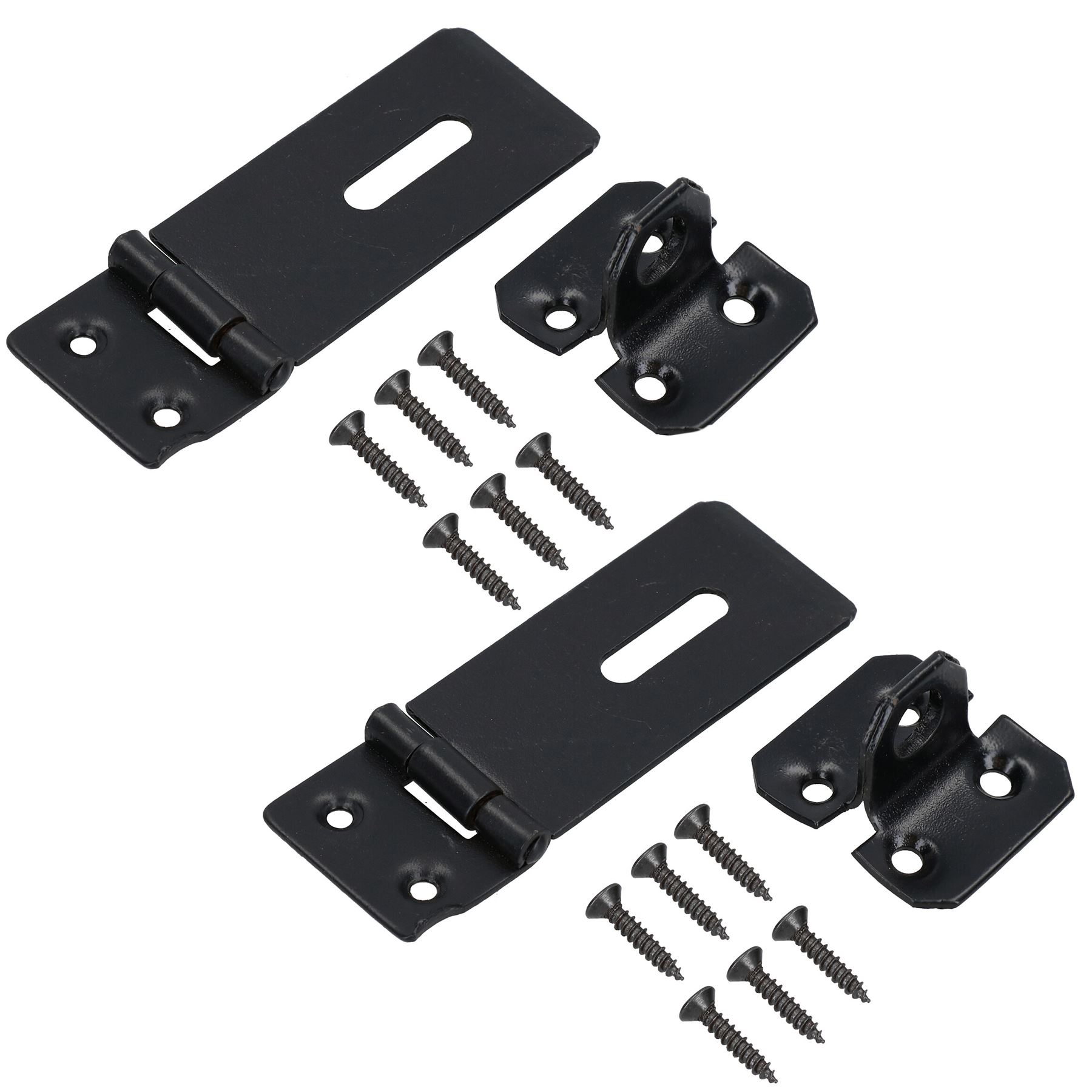 Cerradura de seguridad de alta resistencia y grapas de 3” (75 mm) para puertas cobertizos puertas - Imagen 5 de 6