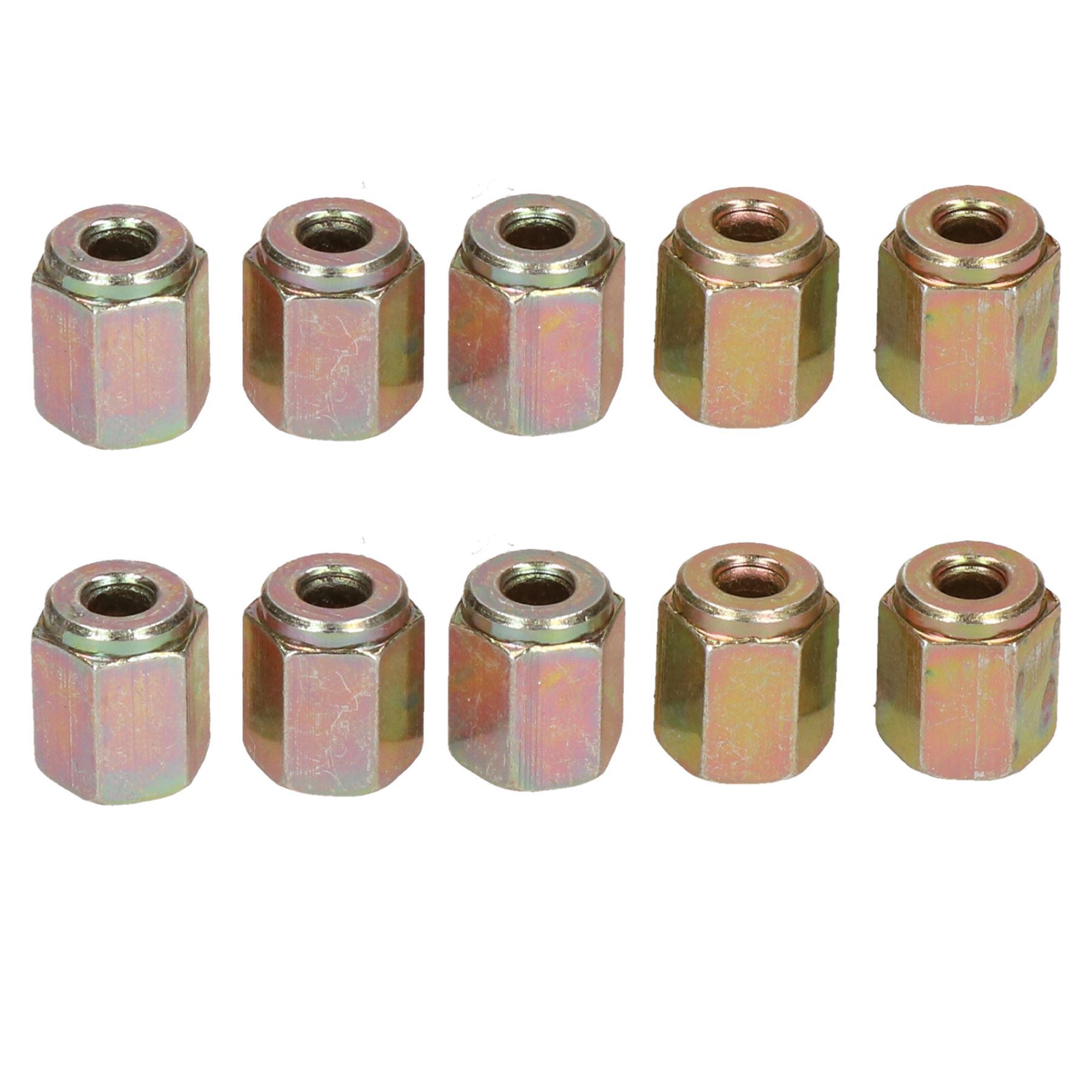 Female Brake Pipe Union Fittings Fixings for Copper Nickel Pipes 1/4 - 1/2 Pipe - Picture 7 of 9