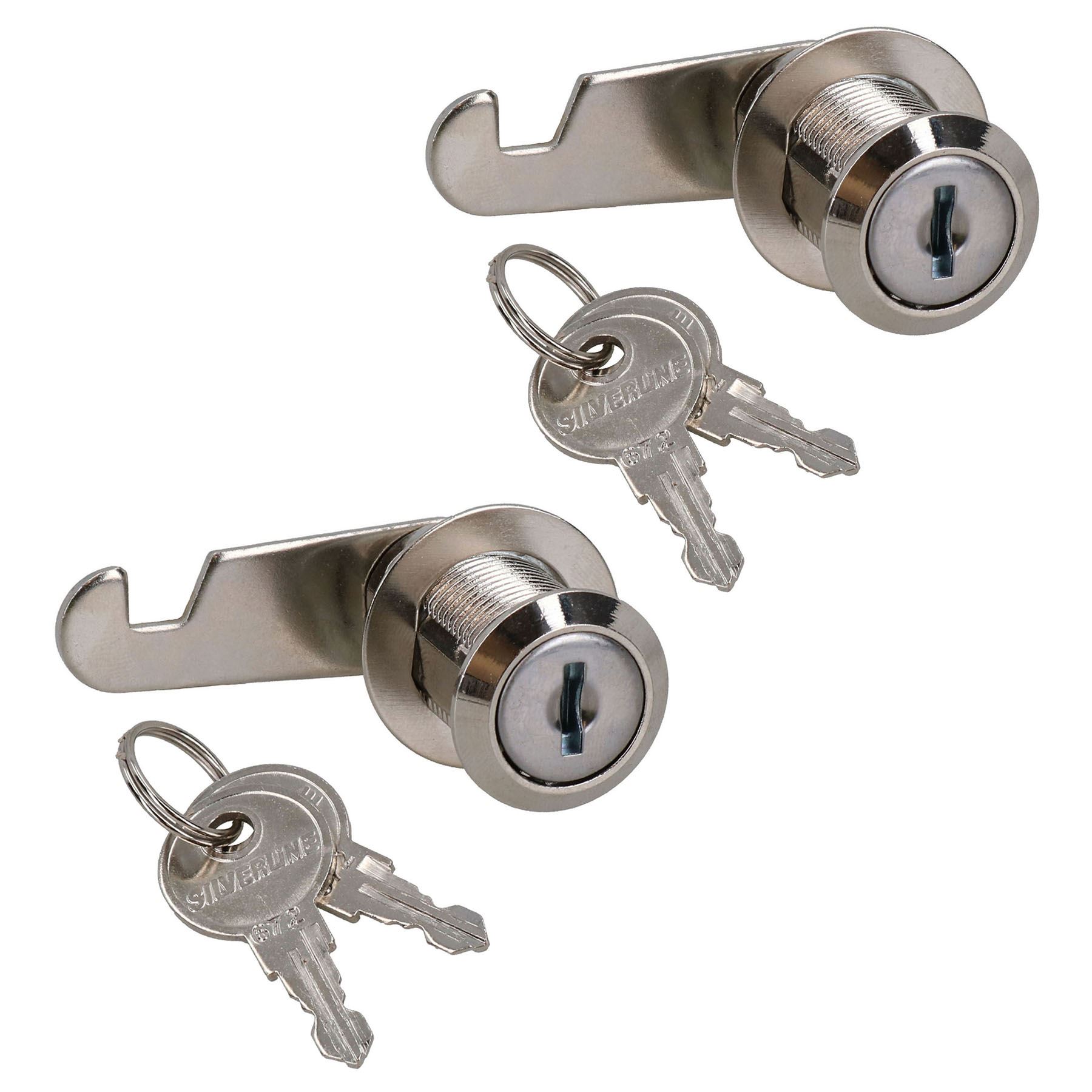 32mm Cam Lock Camlock Drawer Door Fastener Locker Cabinet Mailbox 2 Keys - Picture 6 of 17